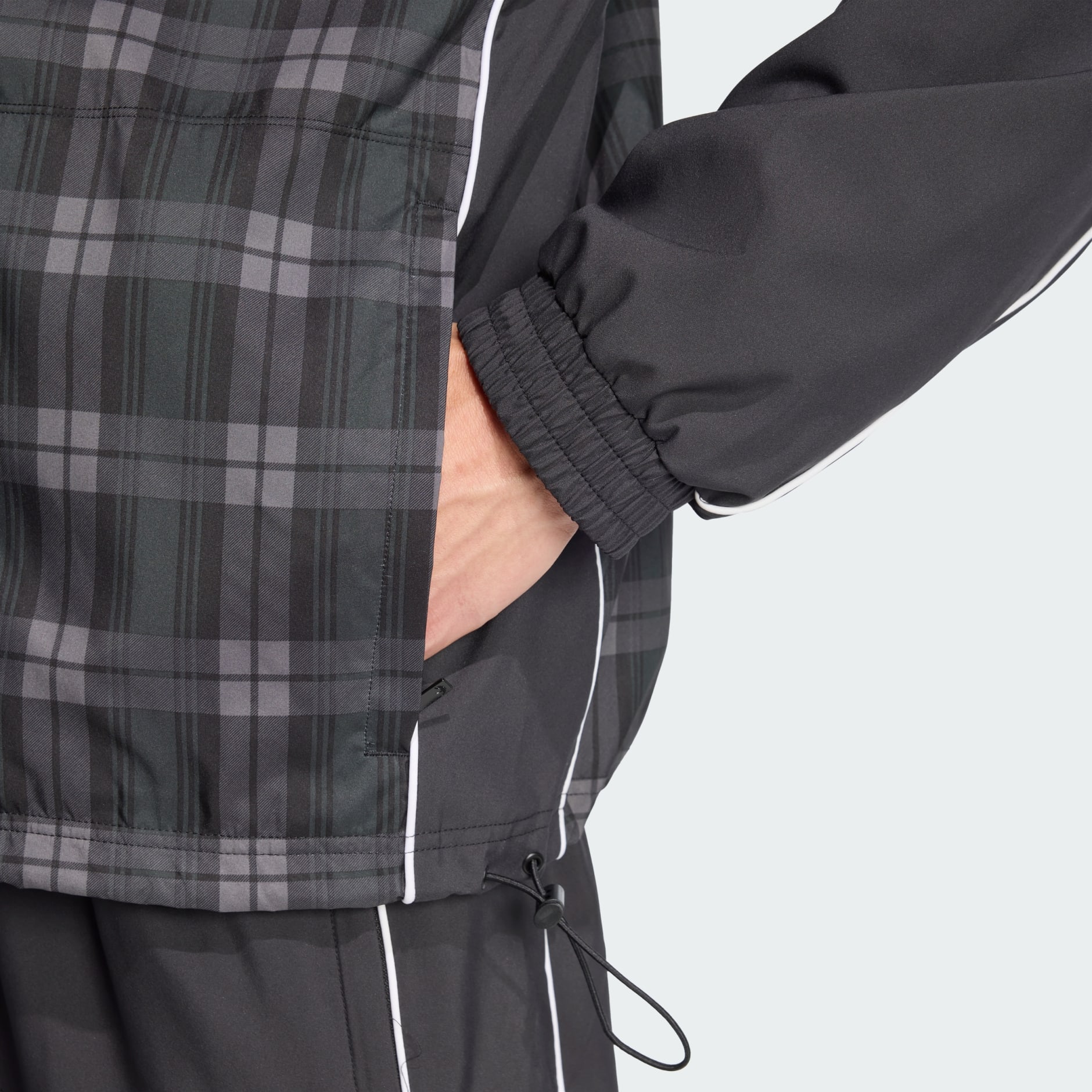 Tartan Loose Track Top