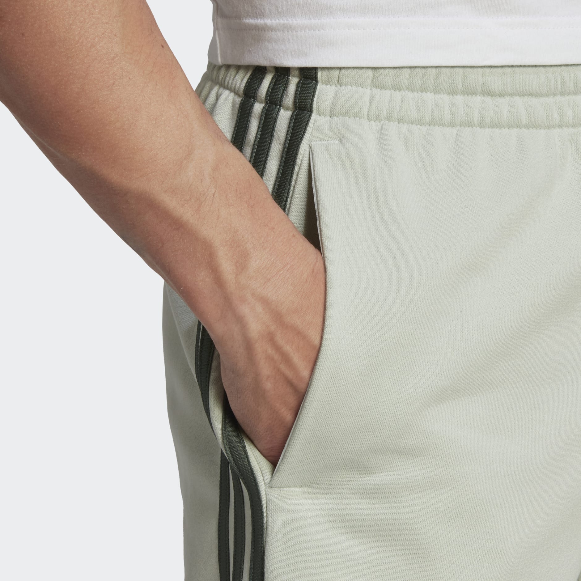 Essentials French Terry 3-Stripes Shorts