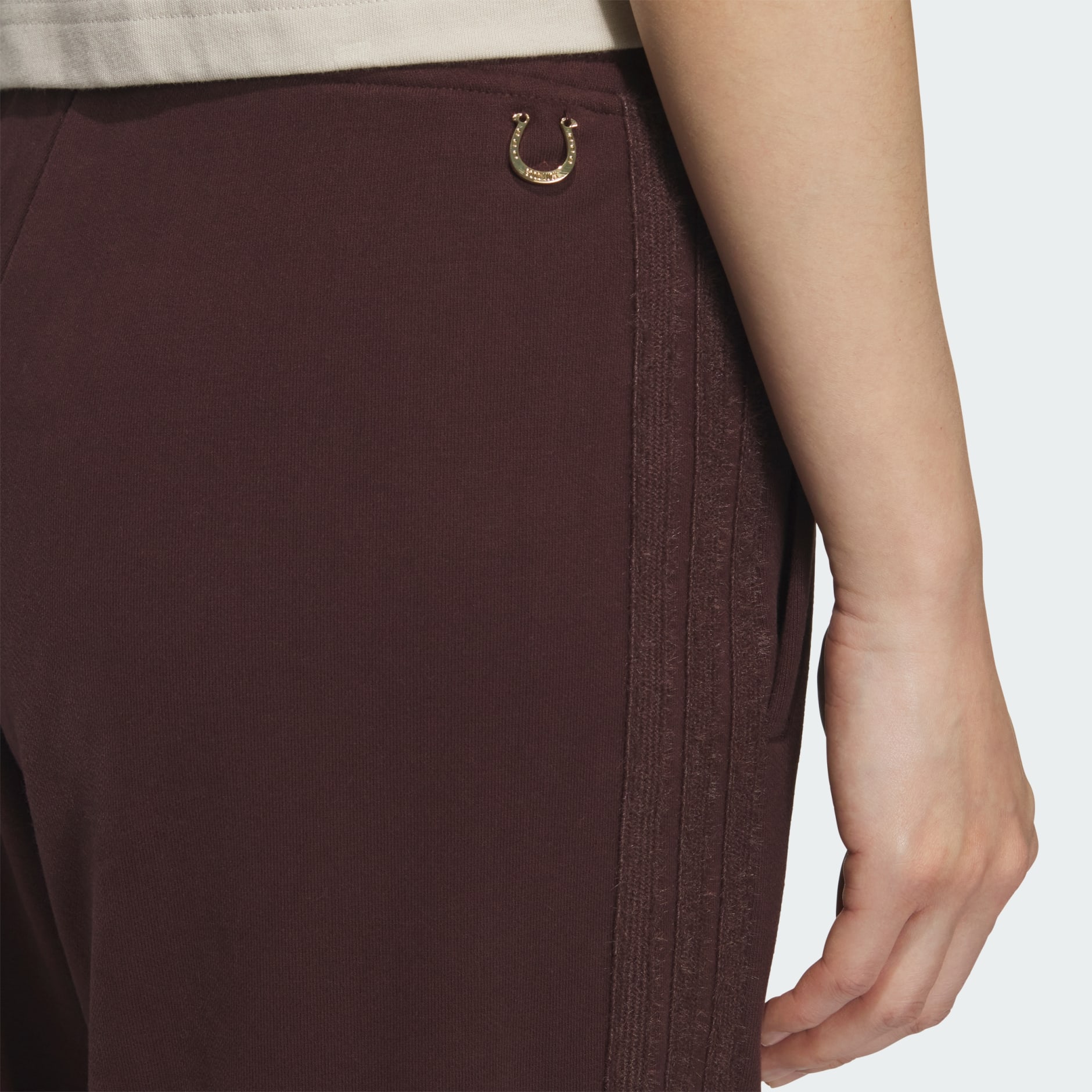 農曆新年喇叭形剪裁針織褲