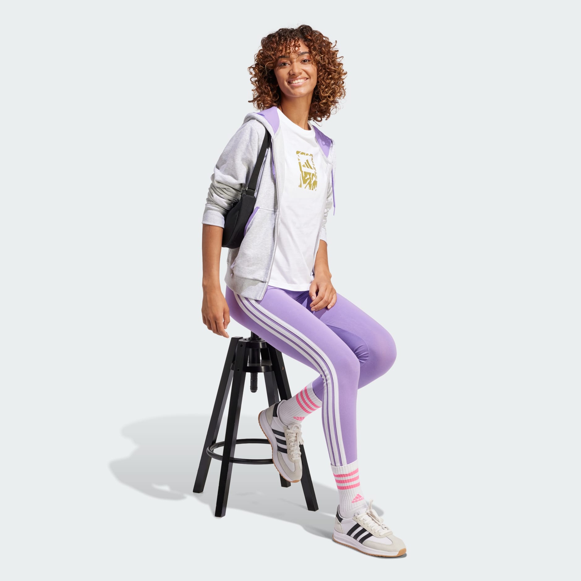 Tech 金屬色圖案 T 裇