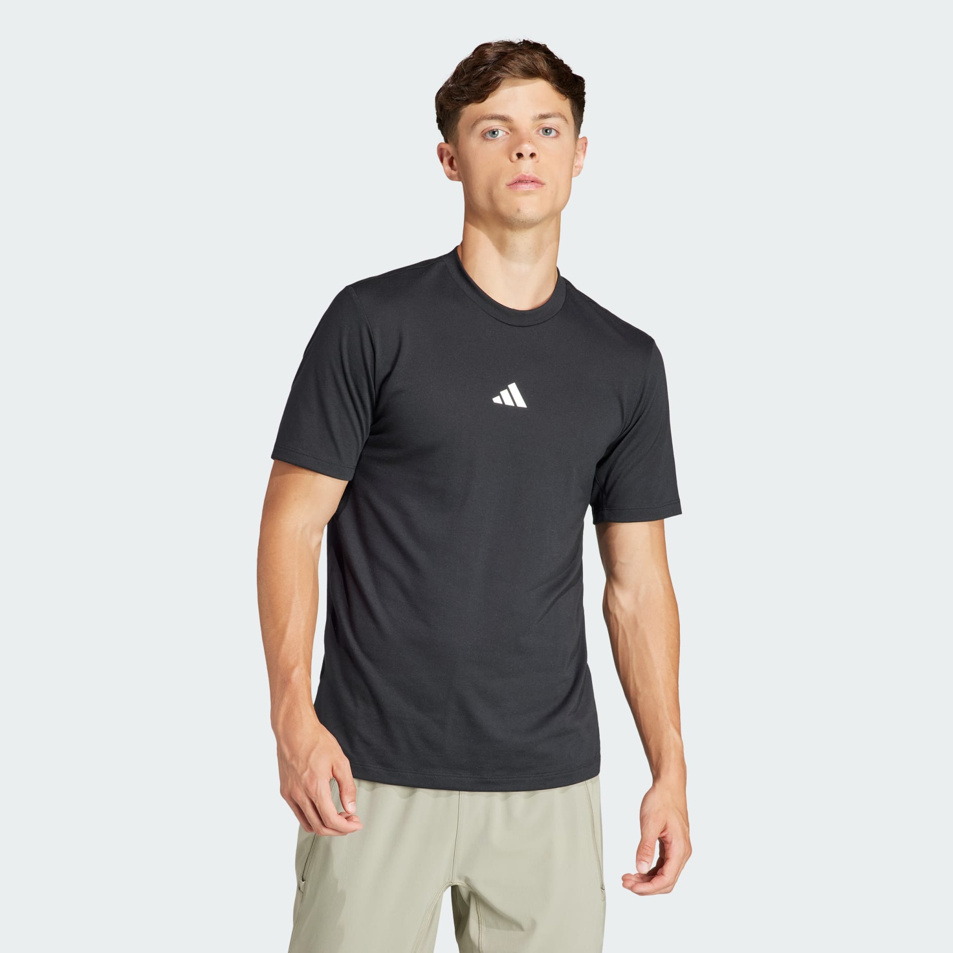 Clothing - Workout Tee - Black | adidas South Africa