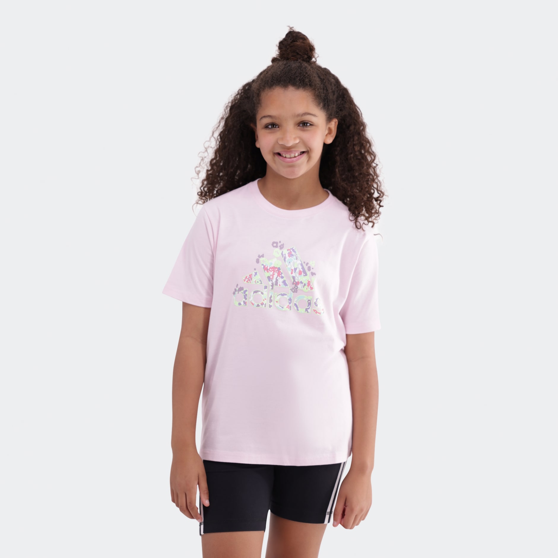 Floral Badge of Sport Graphic T-Shirt