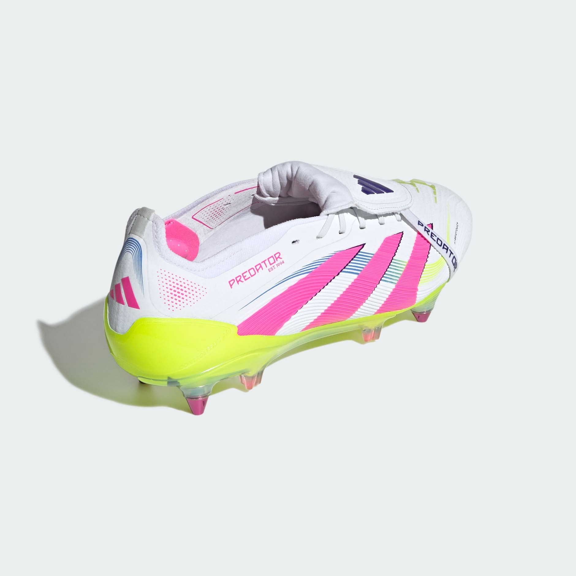 Ghete de fotbal cu limbă pliată pentru teren moale Predator Elite