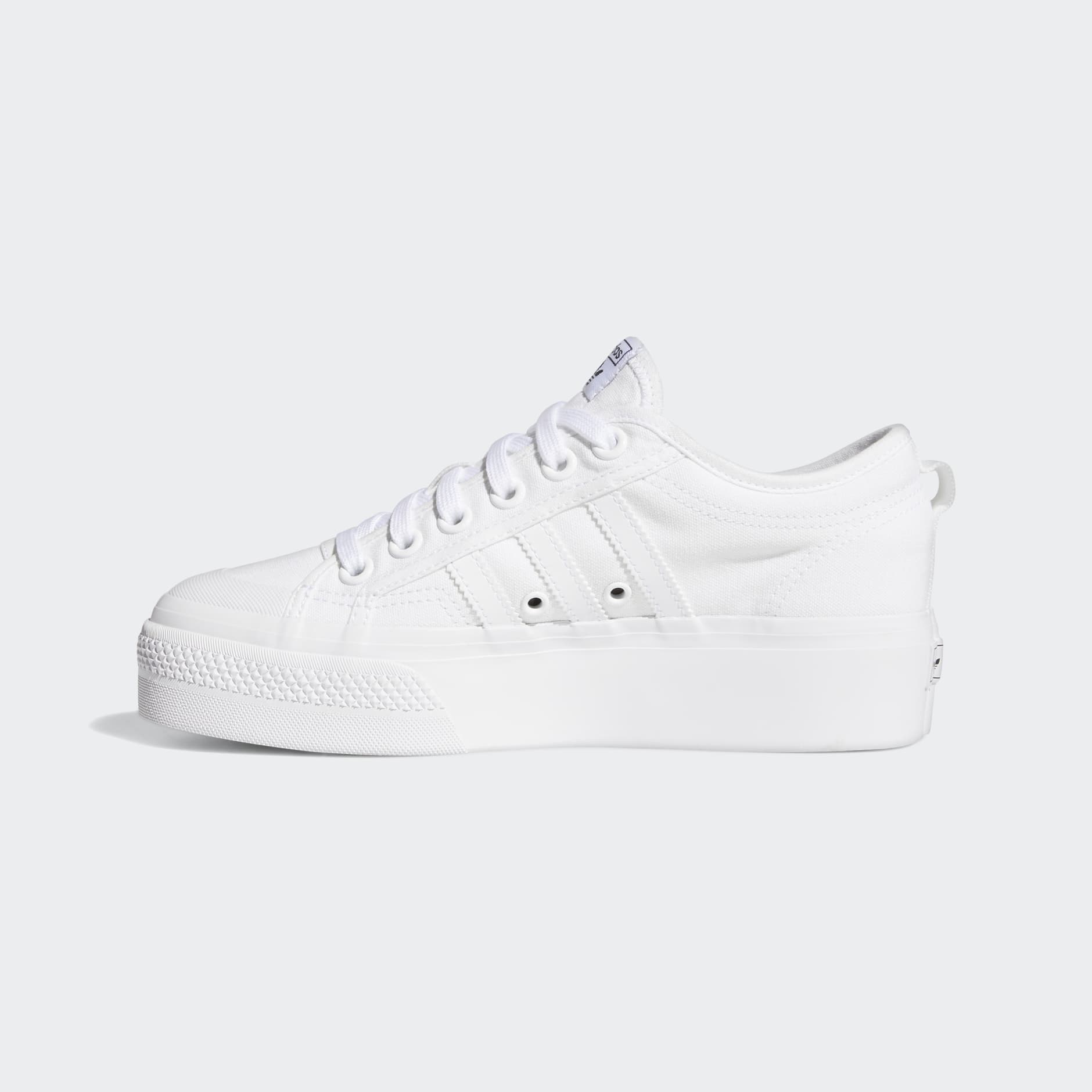 Shoes - Nizza Platform Shoes - White | adidas South Africa