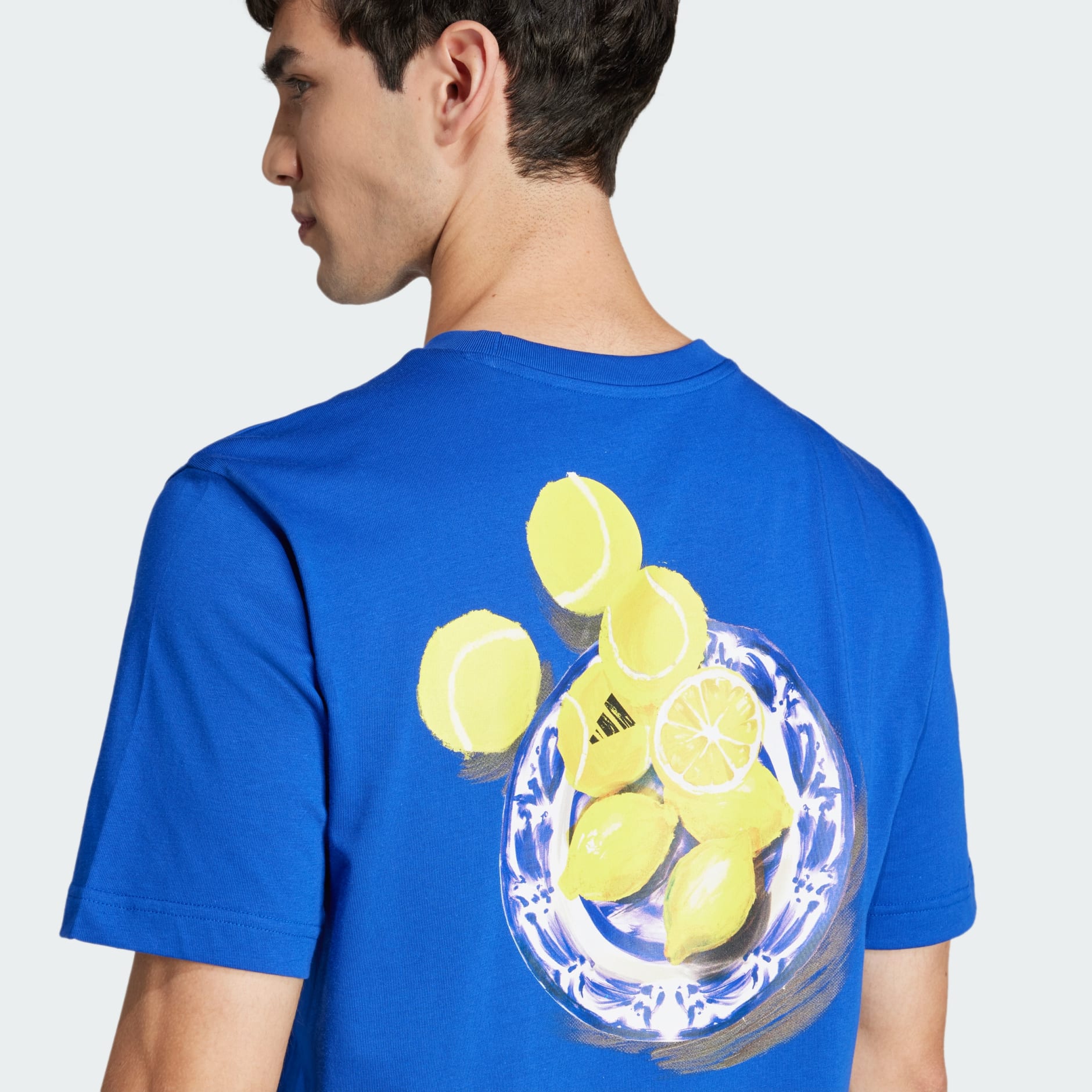adidas Sportswear ラウンジスティルライフレモンTシャツ 送関込 adidas Lounge Still Life Lemons Graphic Tee - Black | adidas TZ