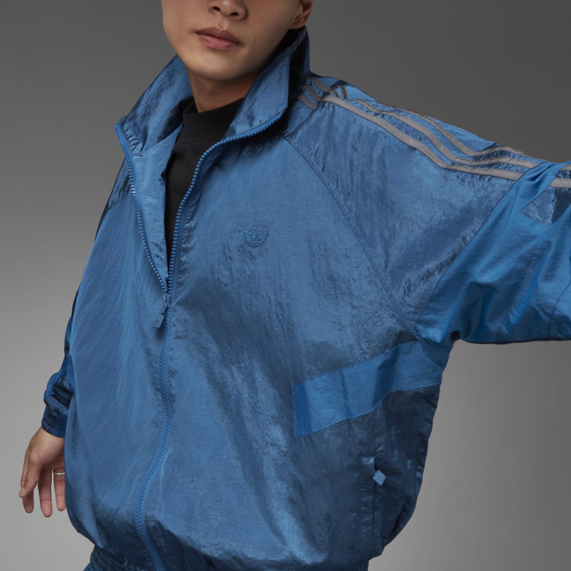 Blue Version BB Blocked Track Top