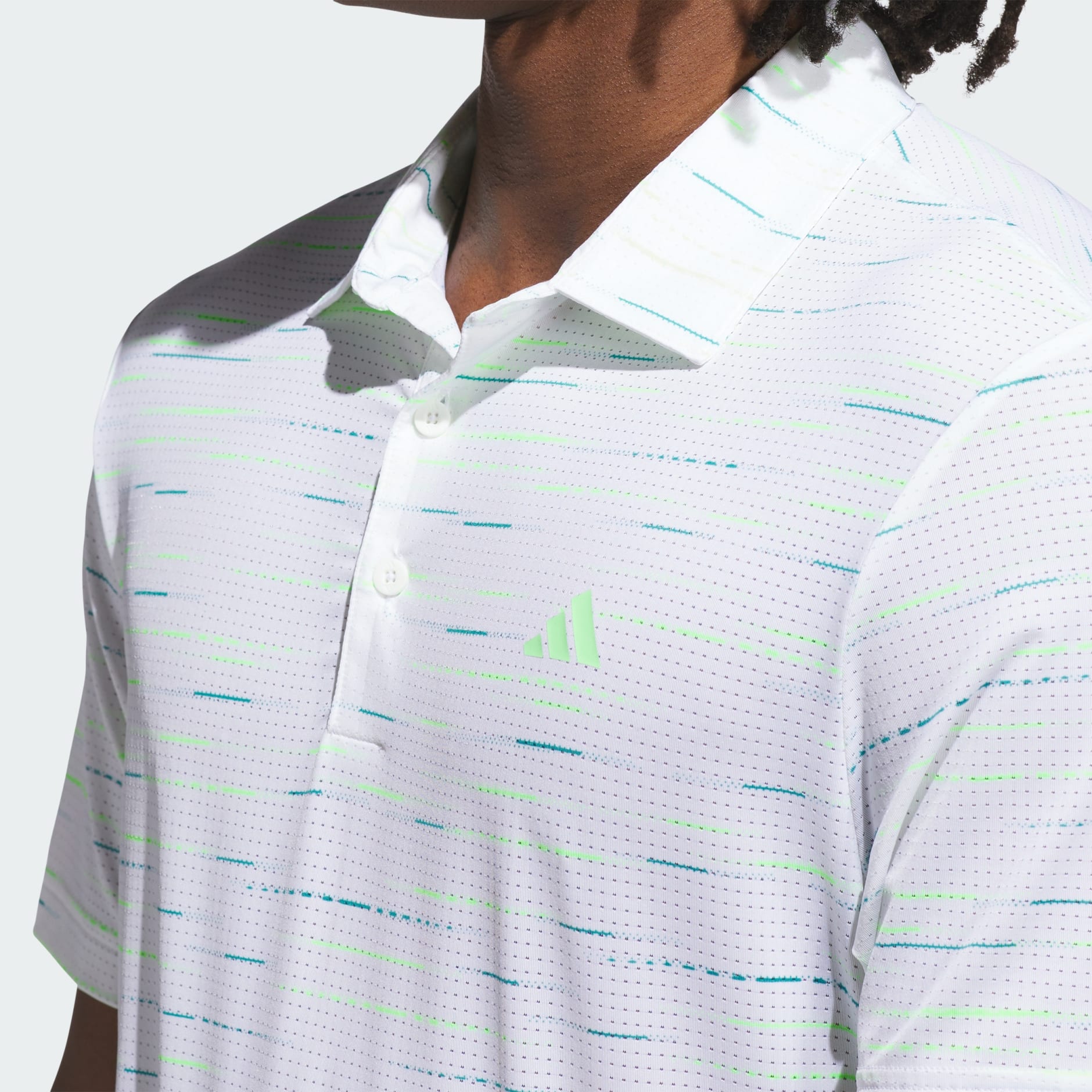 Ultimate365 Mesh Glimmer Print Polo Shirt