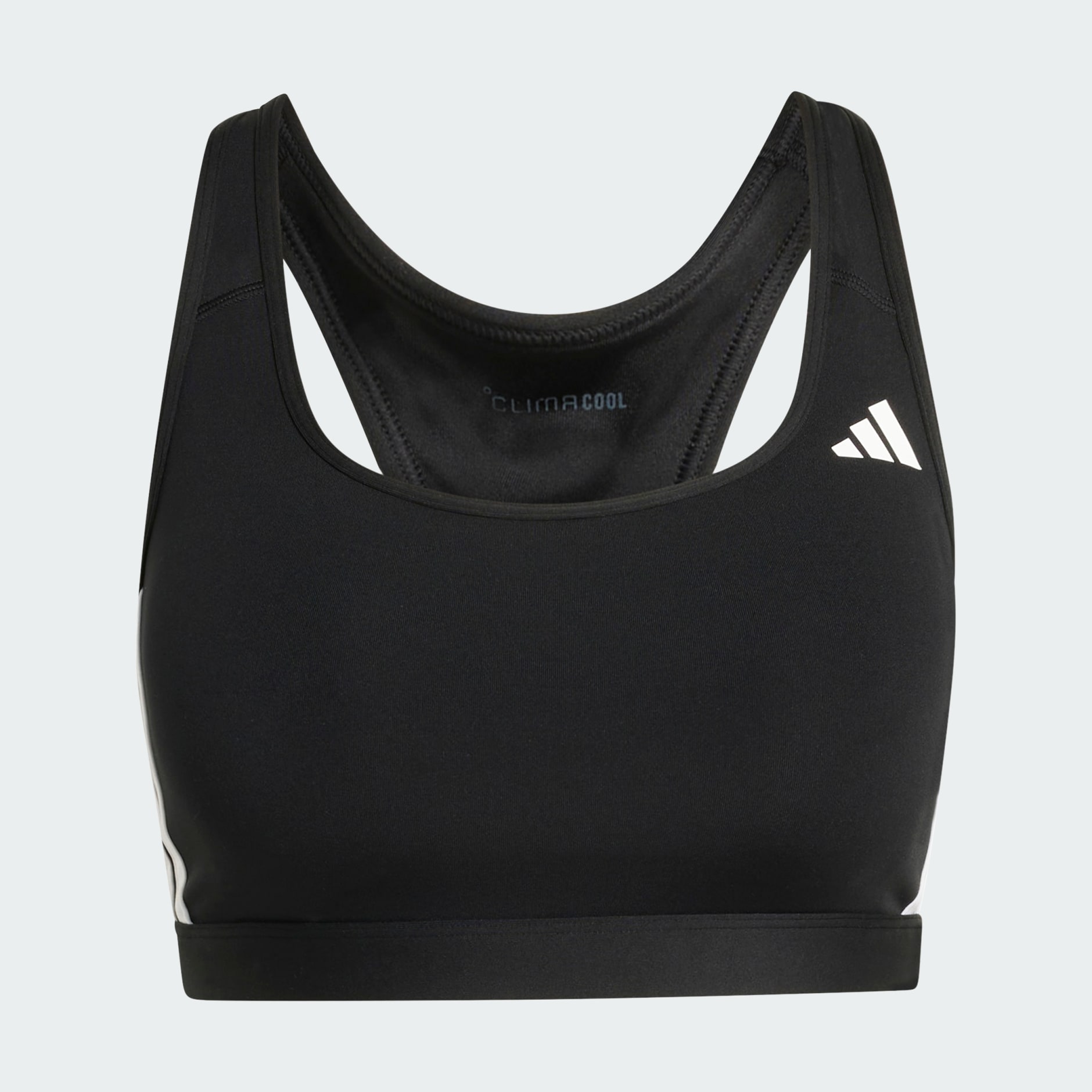 Optime Essentials Workout 3-Stripes Medium Support Bra