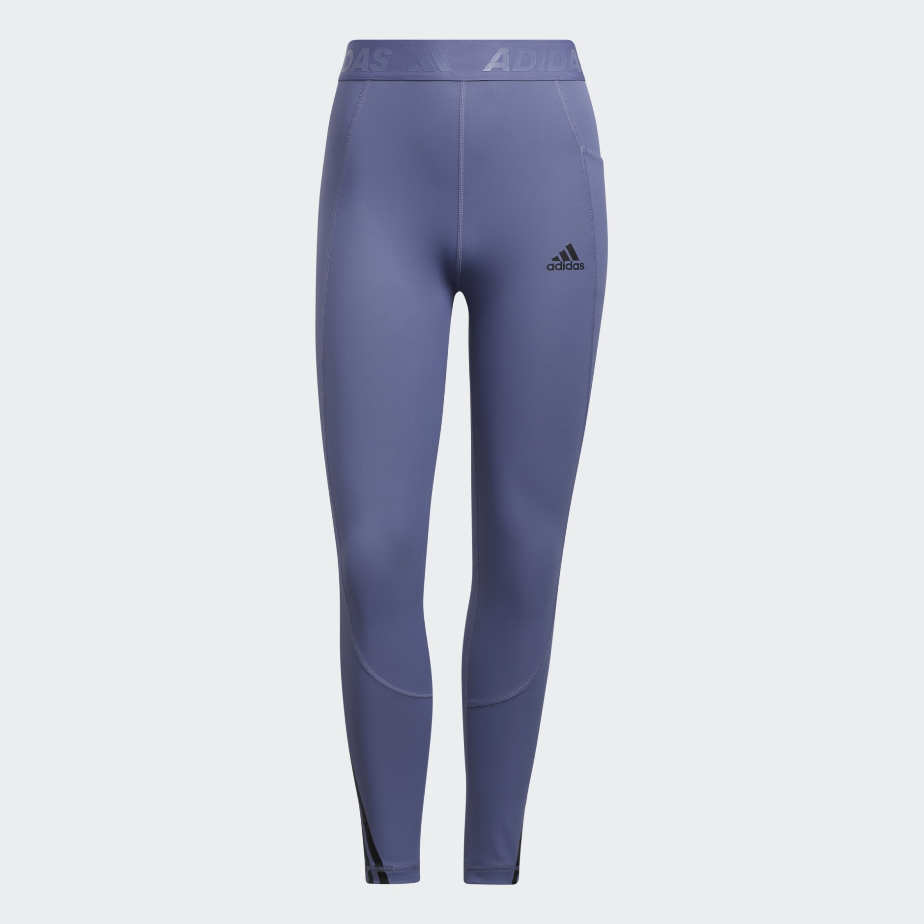 Techfit 3-Stripes Long Gym Tights
