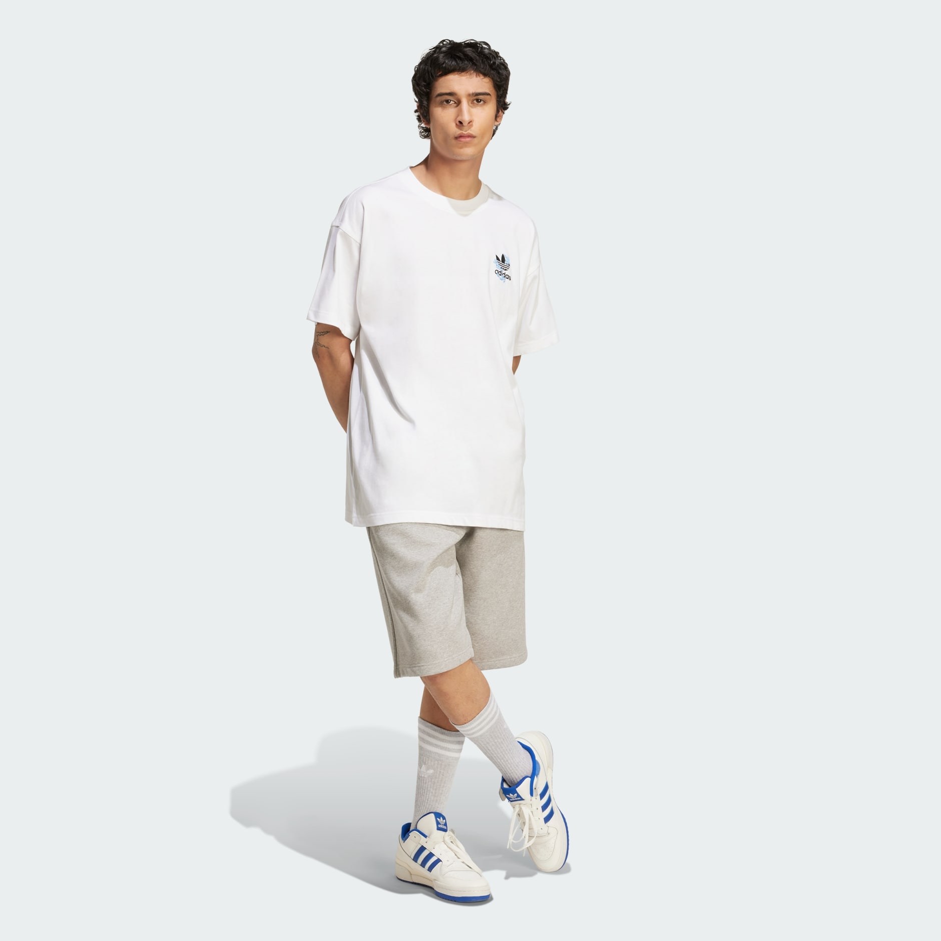 Florals Logo Oversized Tee