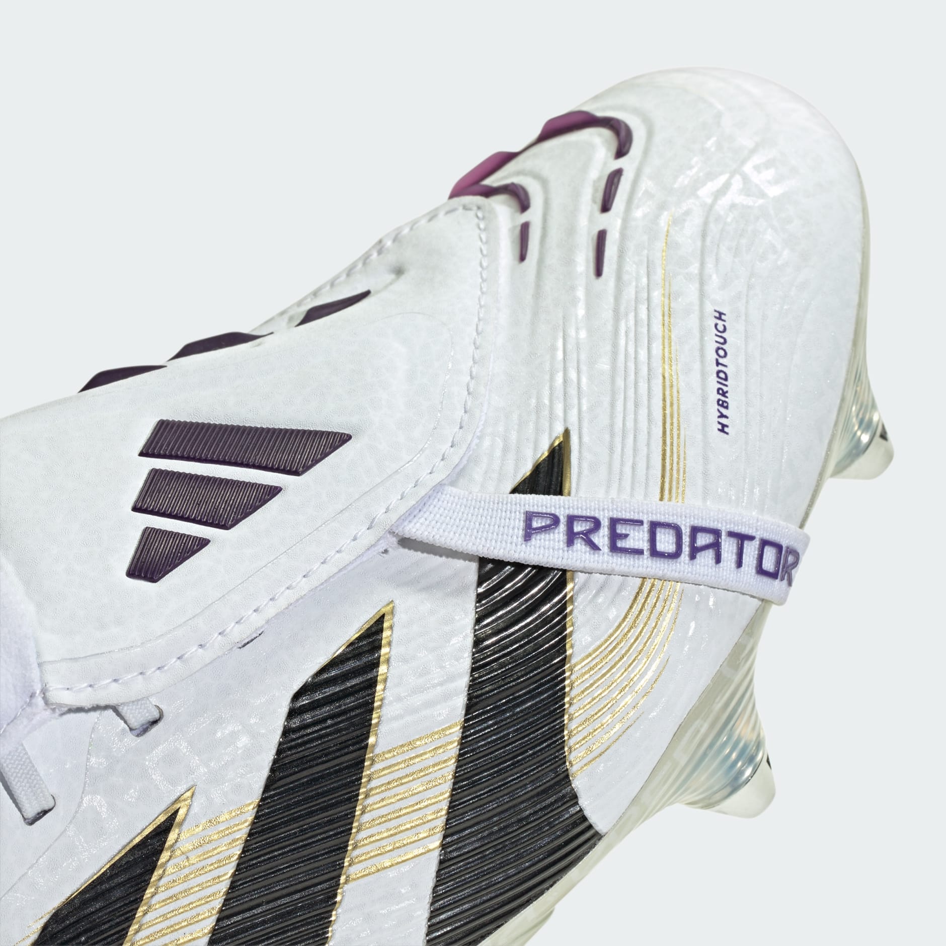 Ghete Predator Elite cu limbă pliabilă, pentru teren moale