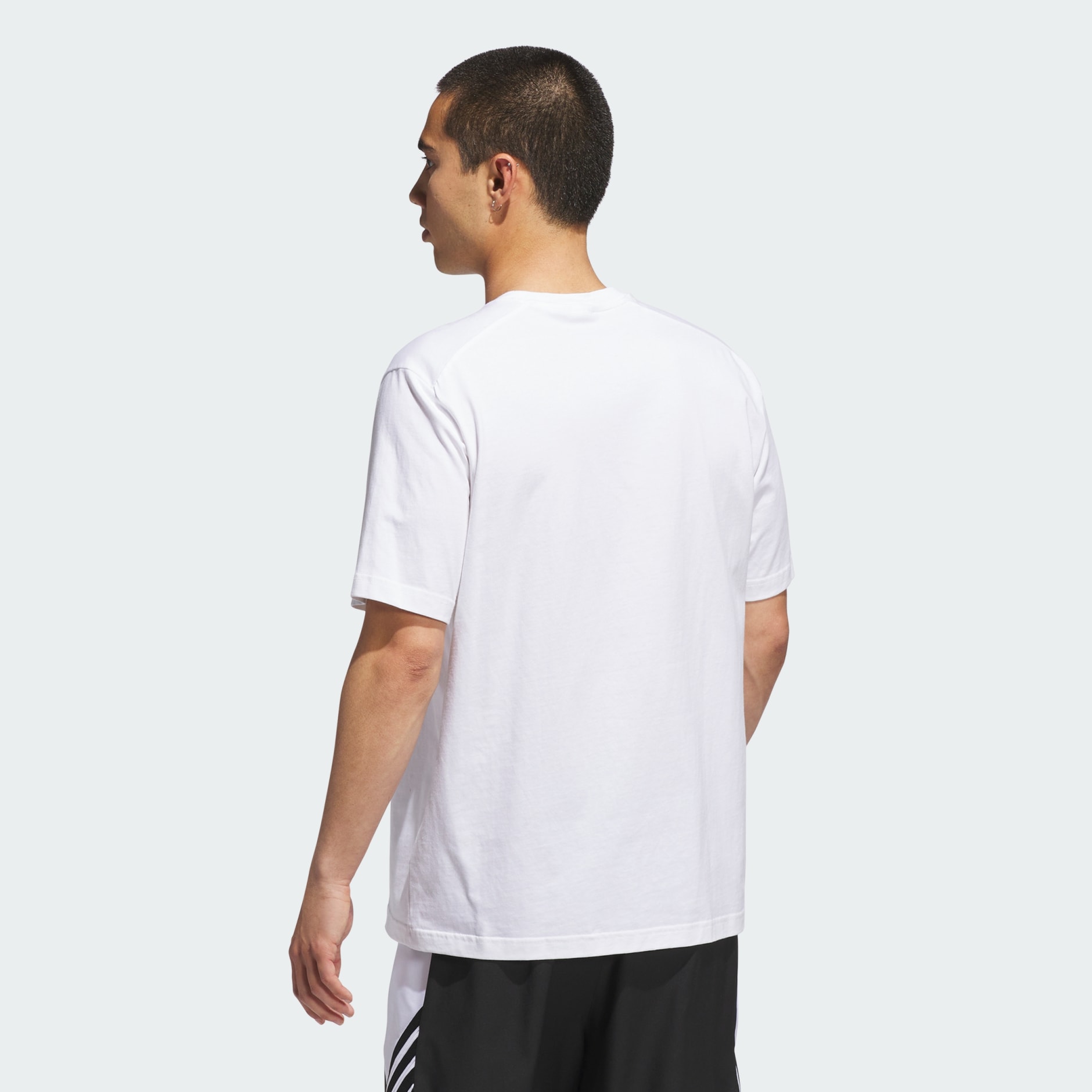 ★adidas★ Basketball Tee White JX5574 adidas Basketball Tee - White | Free Shipping with adiClub