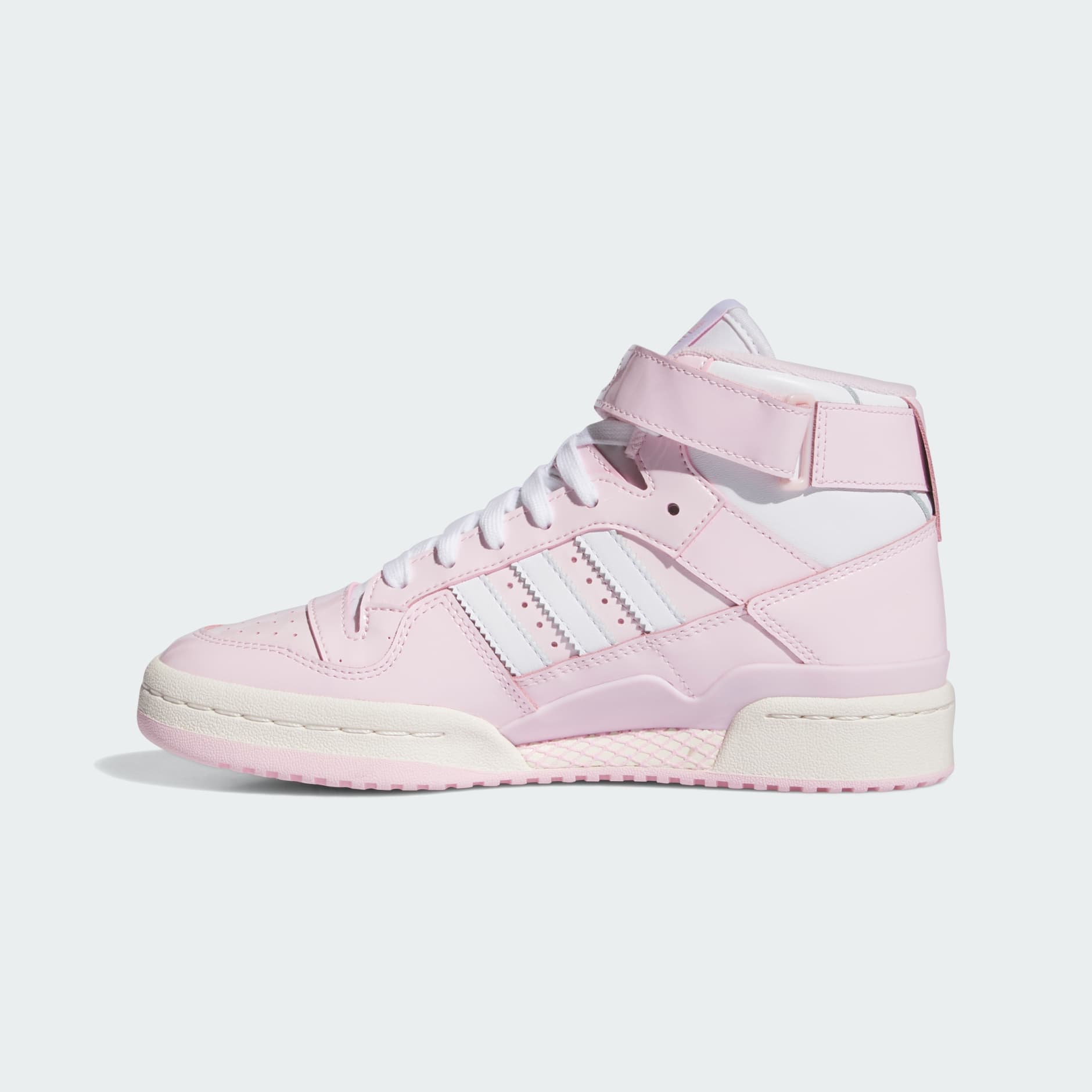 High top adidas on sale pink