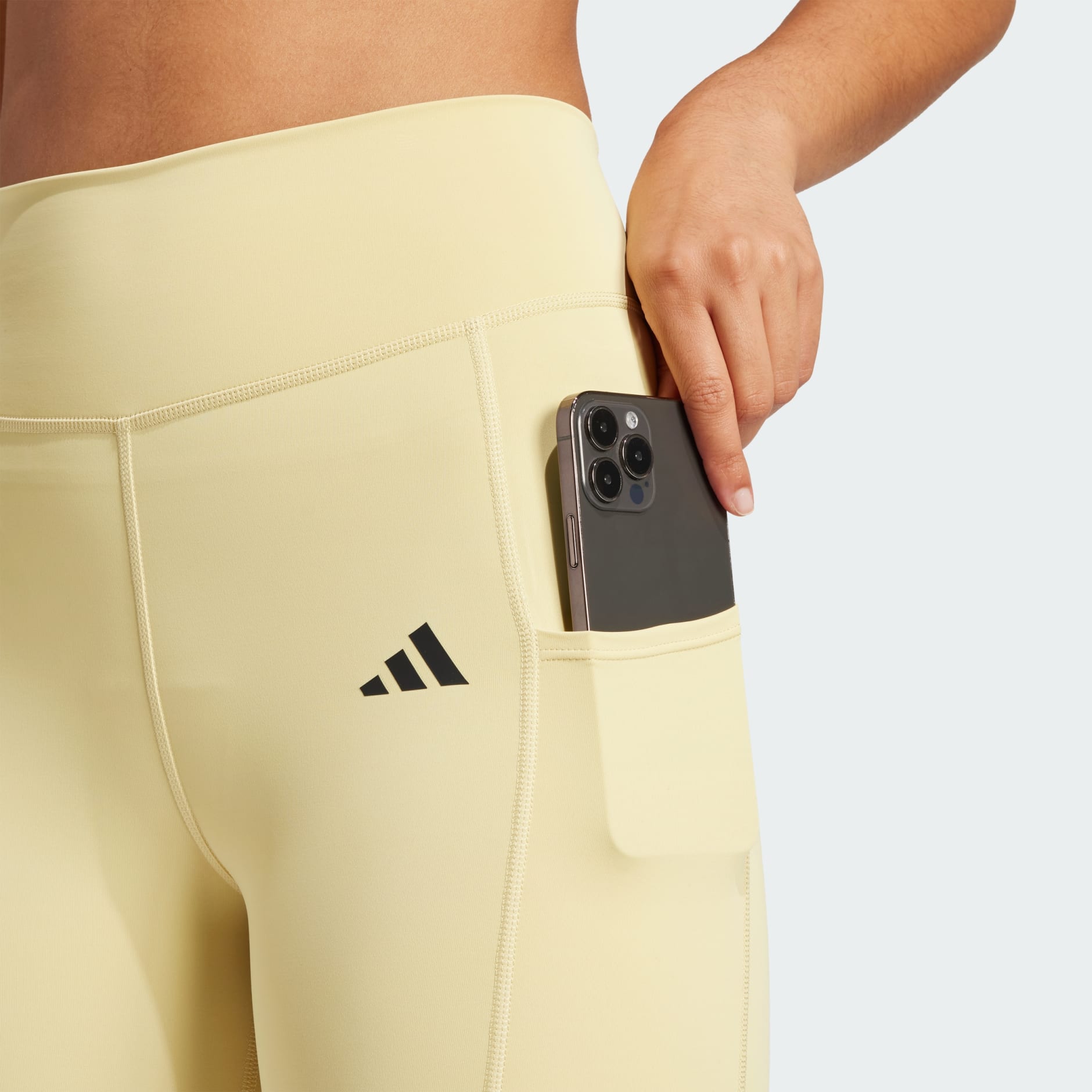 بنطال ضيق Optime 3-Stripes Full-Length