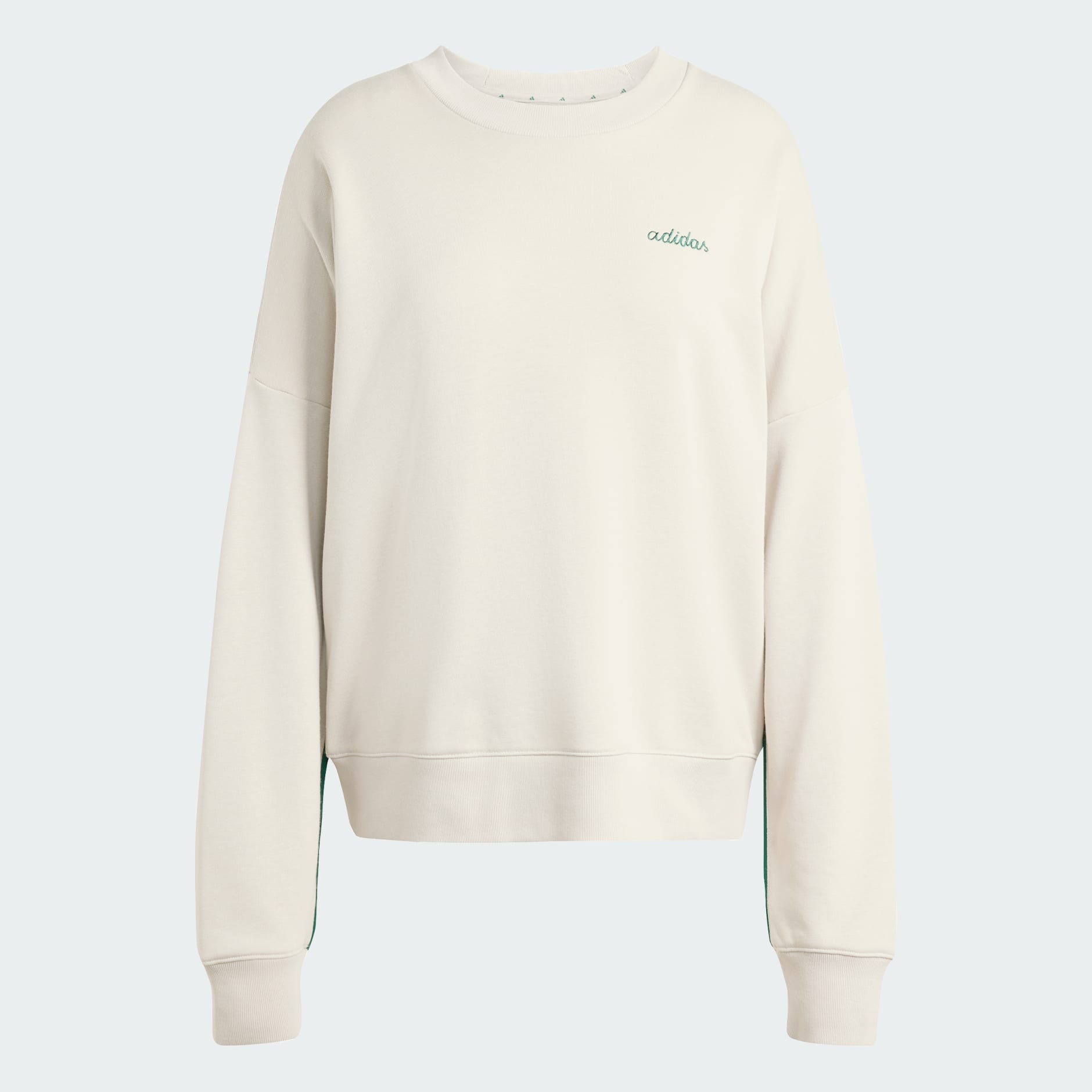 Seasonal Essentials Colorpop Sweatshirt with Embroidered Graphic