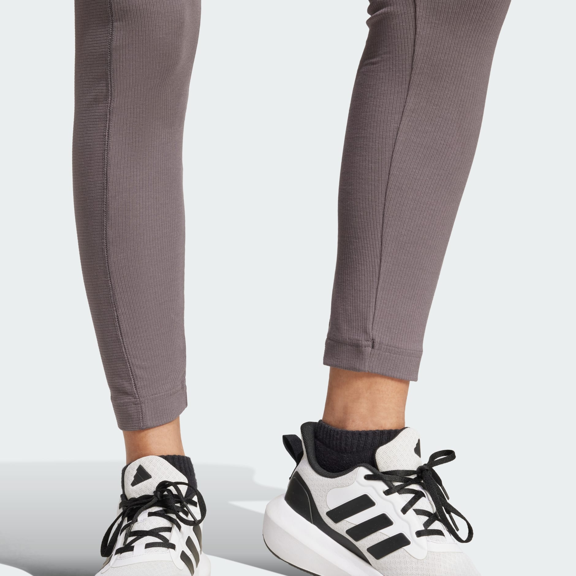 CLOTHING - ALL SZN Rib High-Waist 7/8 Leggings - Grey CLOTHING - ALL SZN Rib High-Waist 7/8 Leggings - Grey