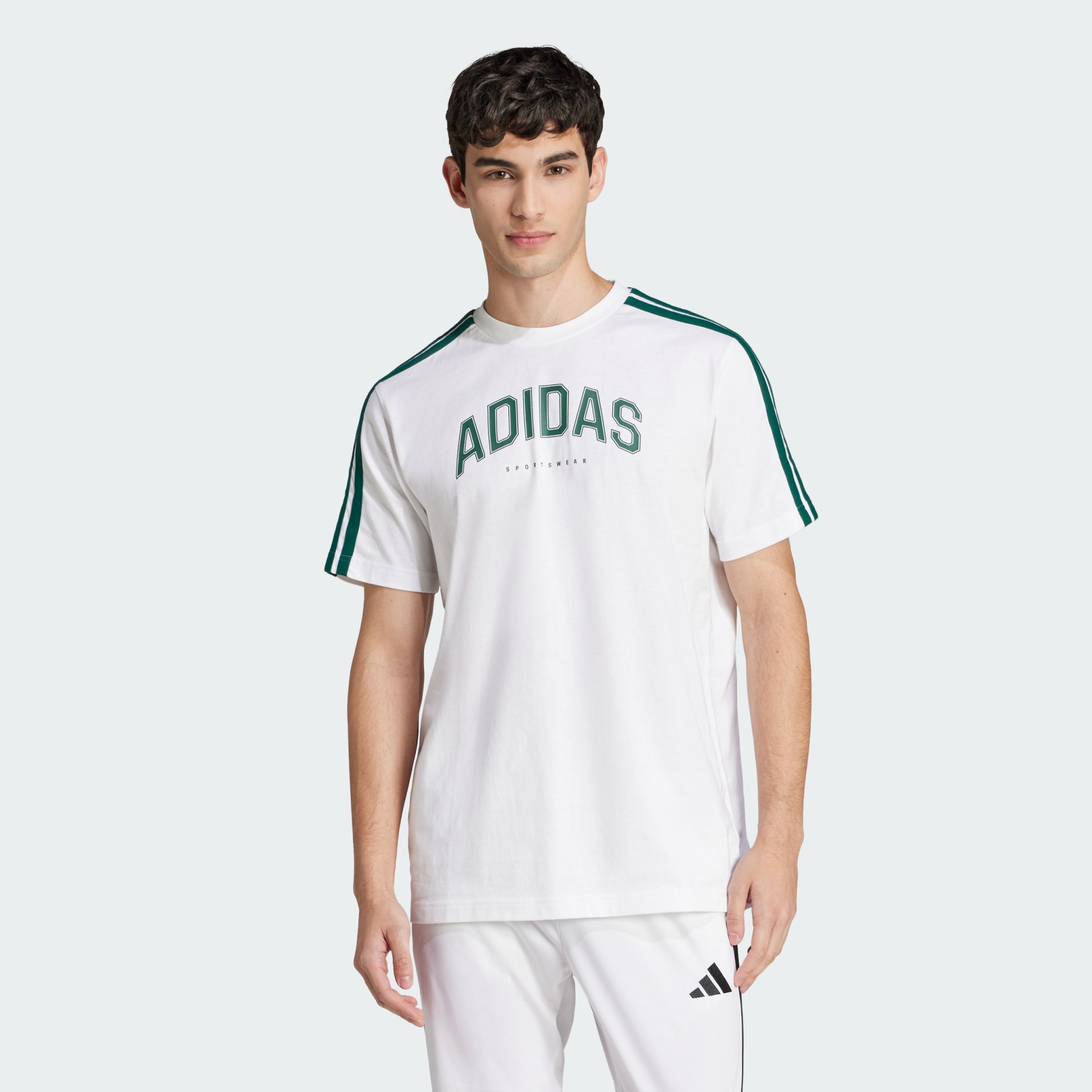 Codes Collegiate Linear Graphic Tee