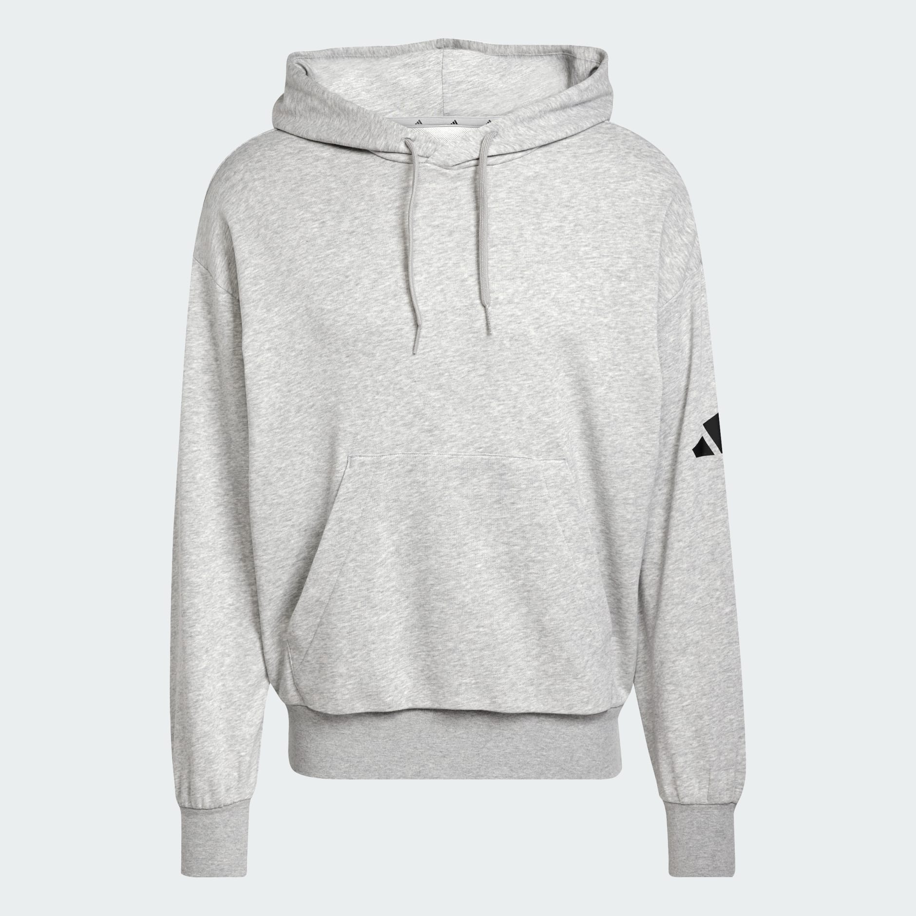 Essentials Loose-Fit 3 Bar Logo French Terry Hoodie