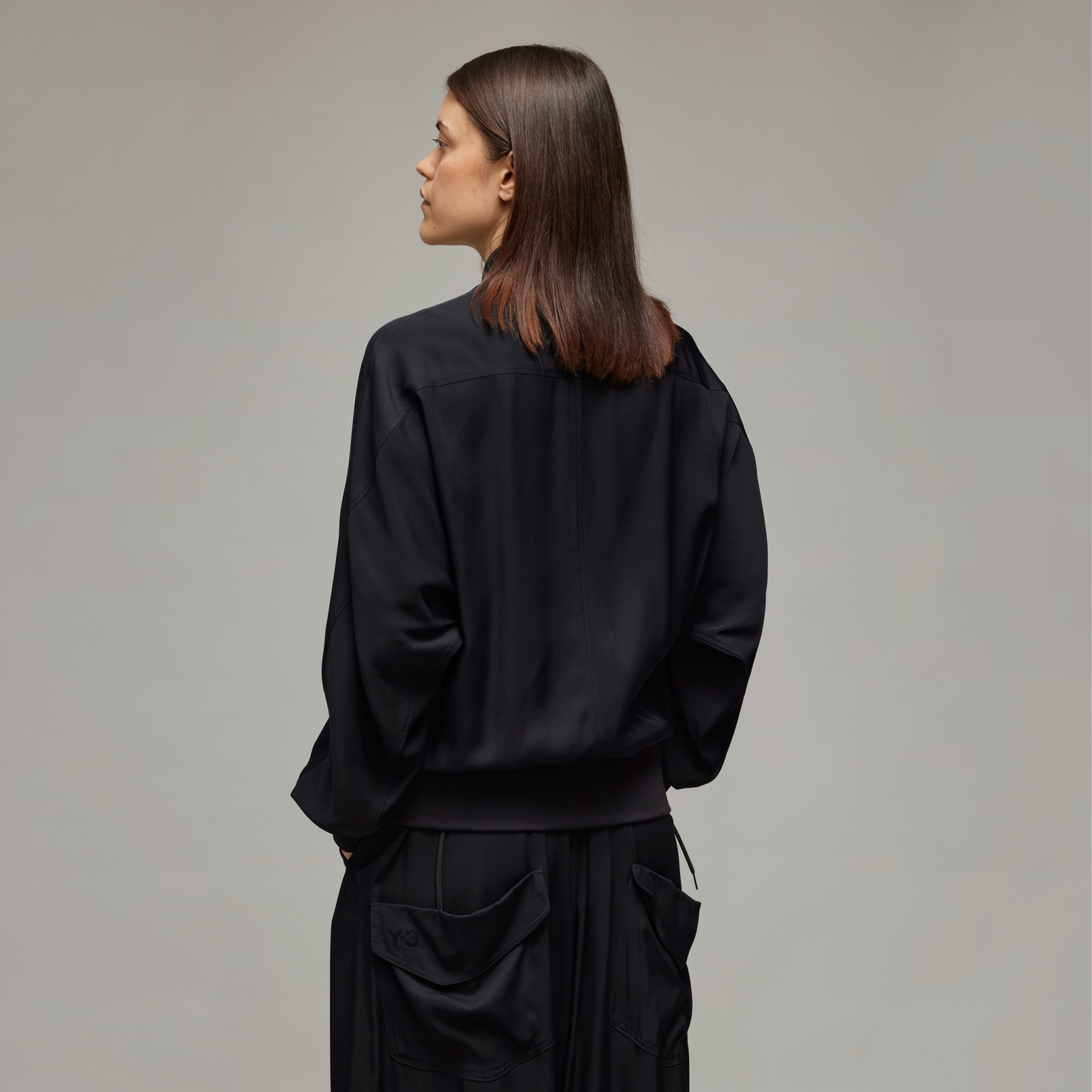 Y-3 Rayon Twill Track Top - Black | adidas Hong Kong