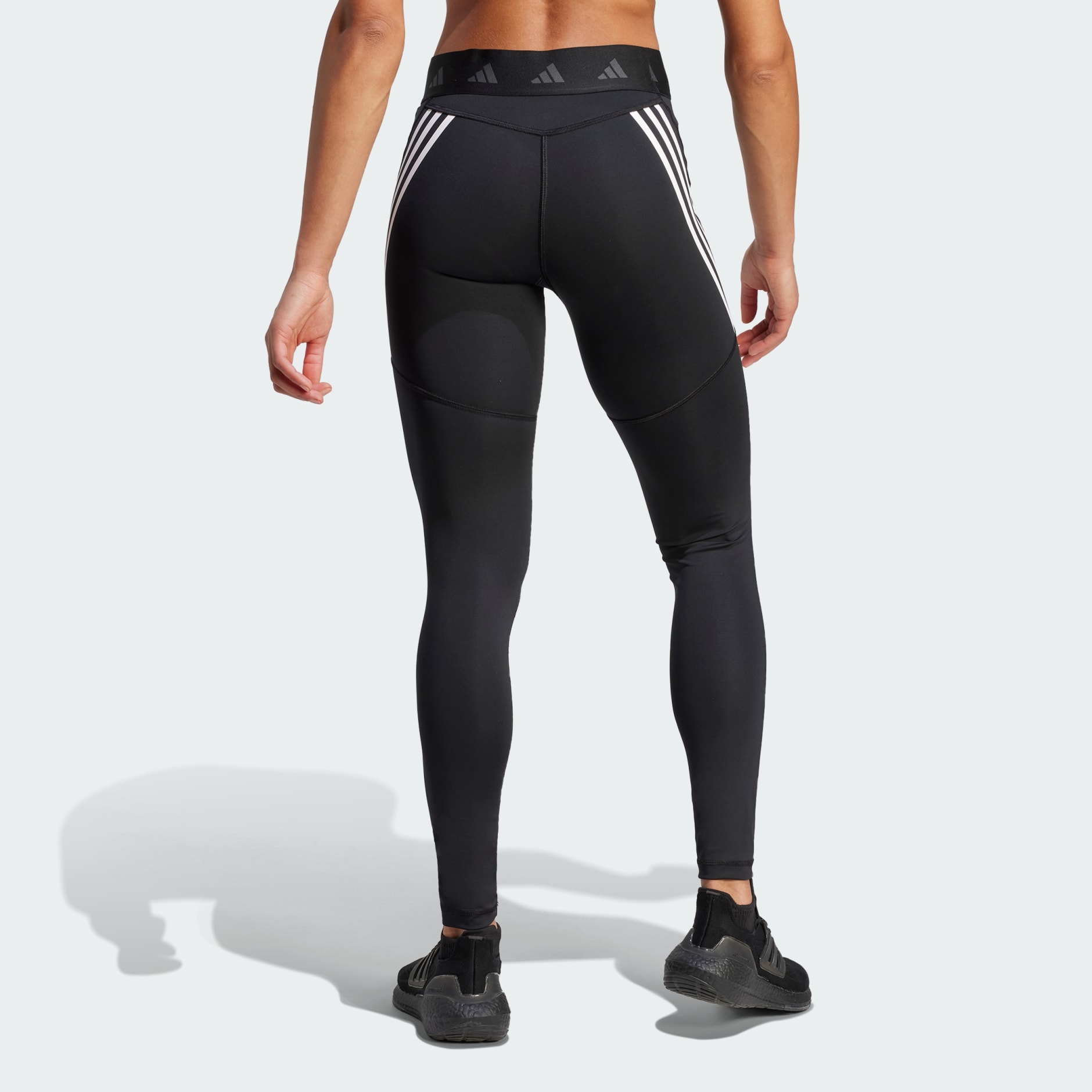 Clothing - Techfit Hyperglam Full-Length Leggings - Black | adidas ...