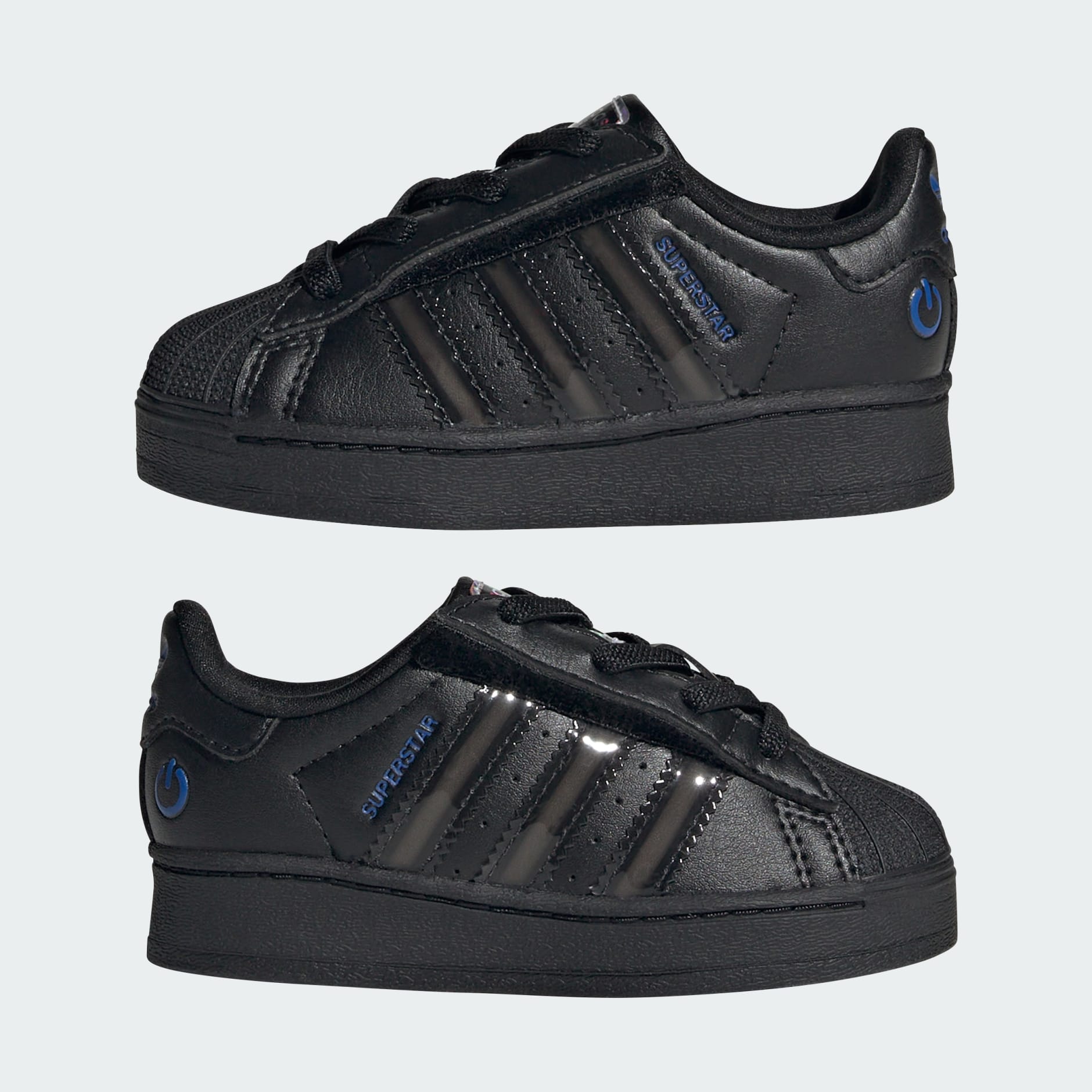 Superstar Led Lights Comfort Closure Elastic Lace Shoes Kids