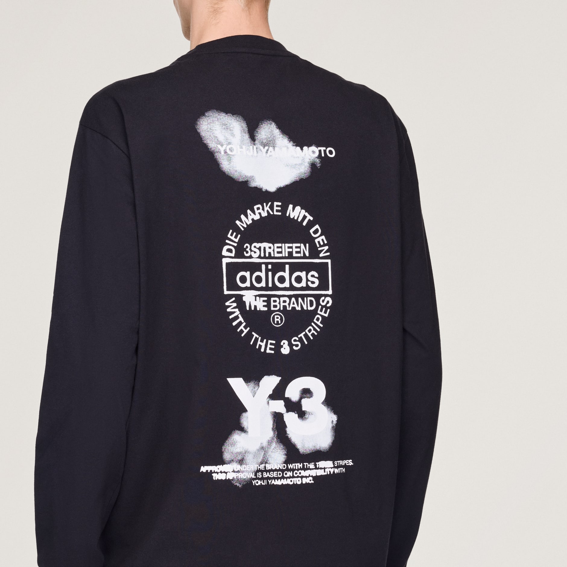 Y-3 圖案長袖 T 裇