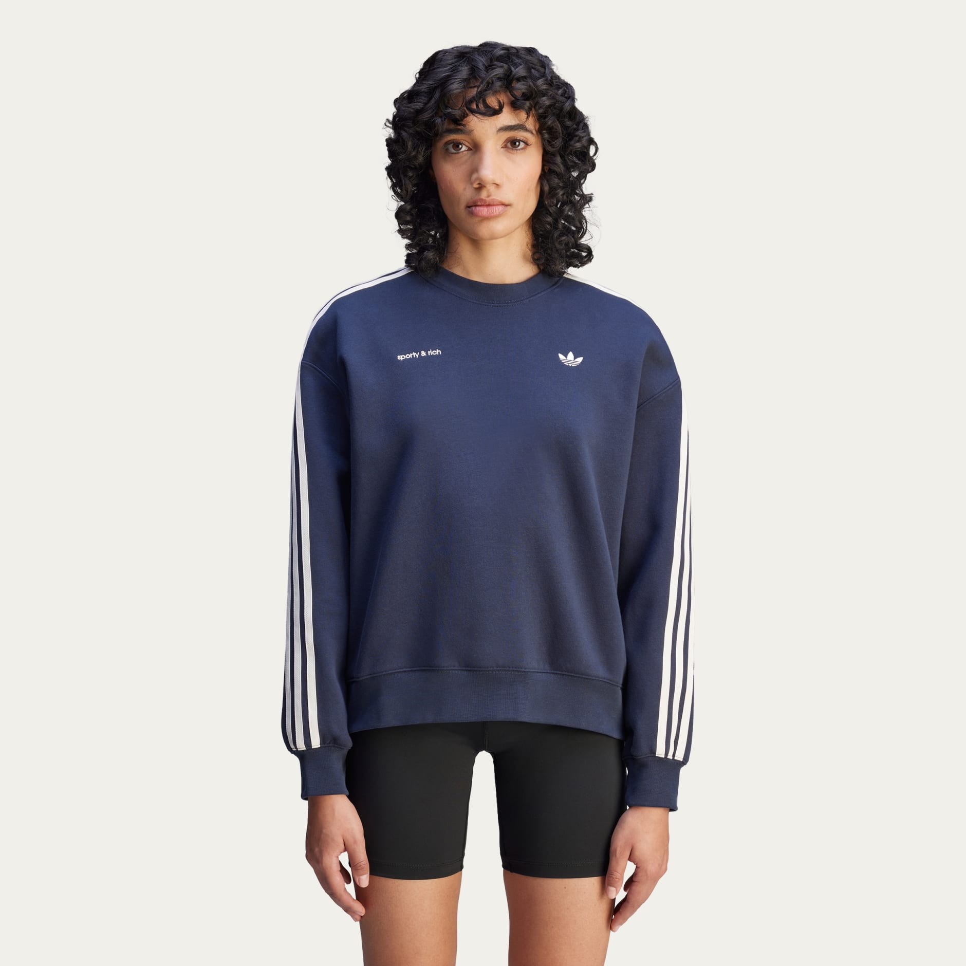 adidas adidas x Sporty & Rich Sweatshirt - Blue | adidas TZ
