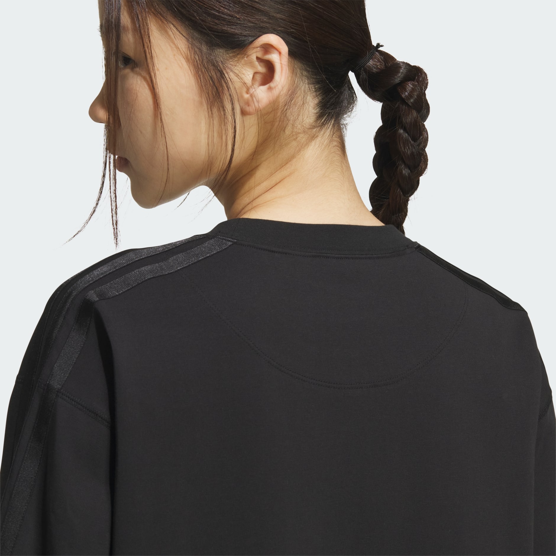 ESSENTIALS PLUS 3 STRIPES LOOSE FIT LONG SLEEVE T-SHIRTS