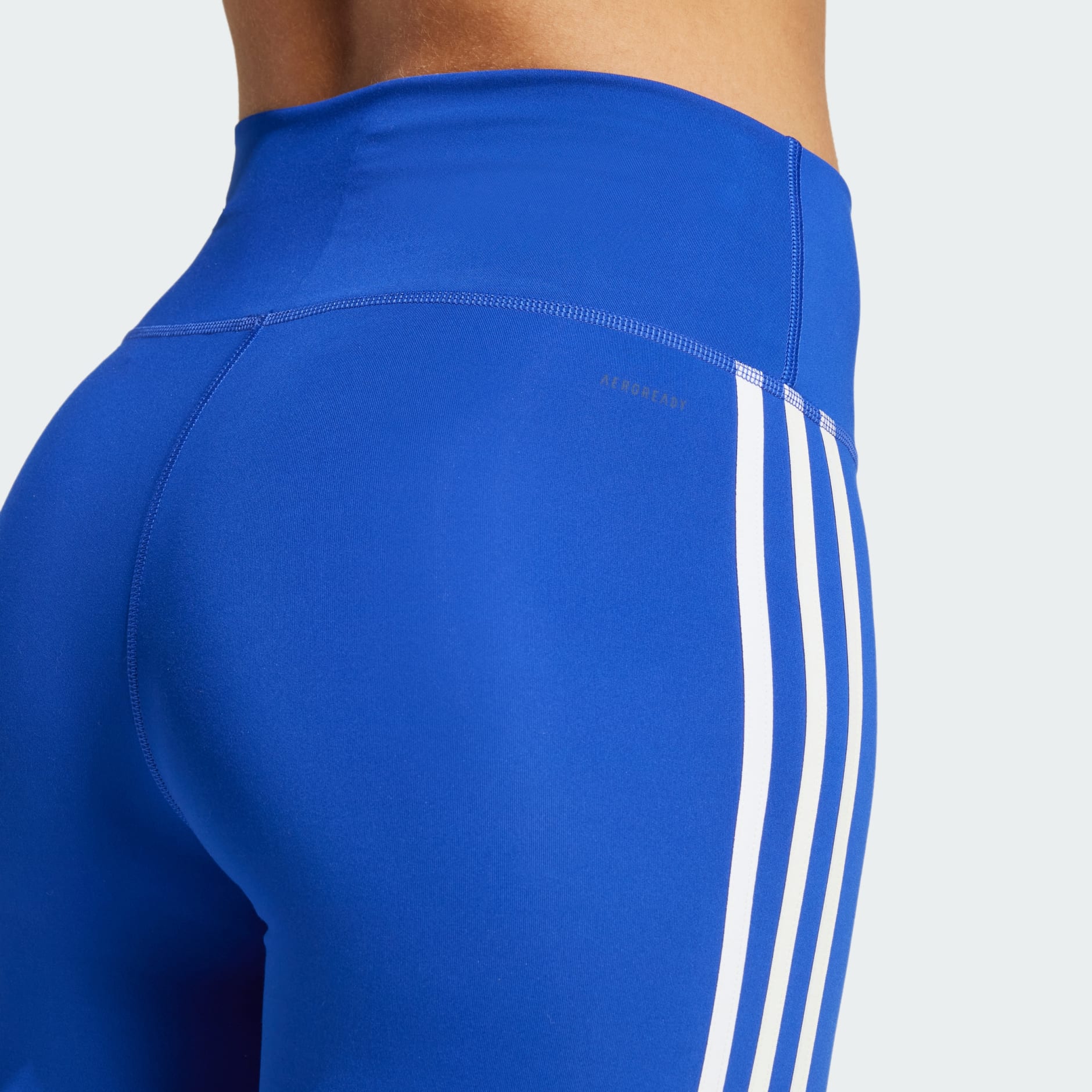 Train Essentials 3-Stripes High-Waisted 7/8 Leggings