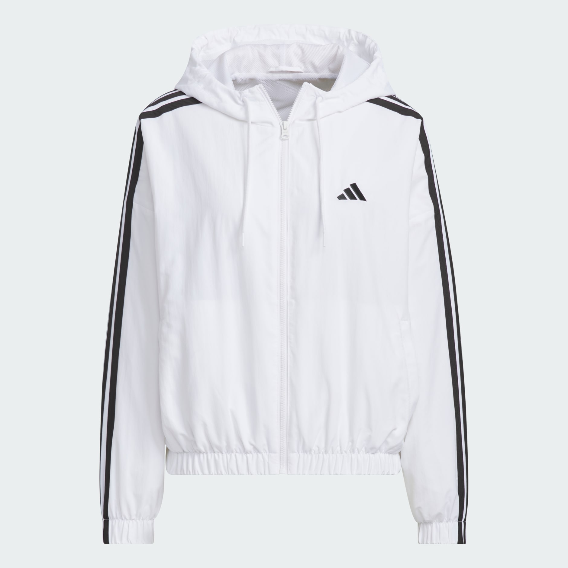 【Adidas コリア】 3-Stripes Woven Windbreaker adidas 3 Stripes Woven Windbreaker jacket Black | Dressinn
