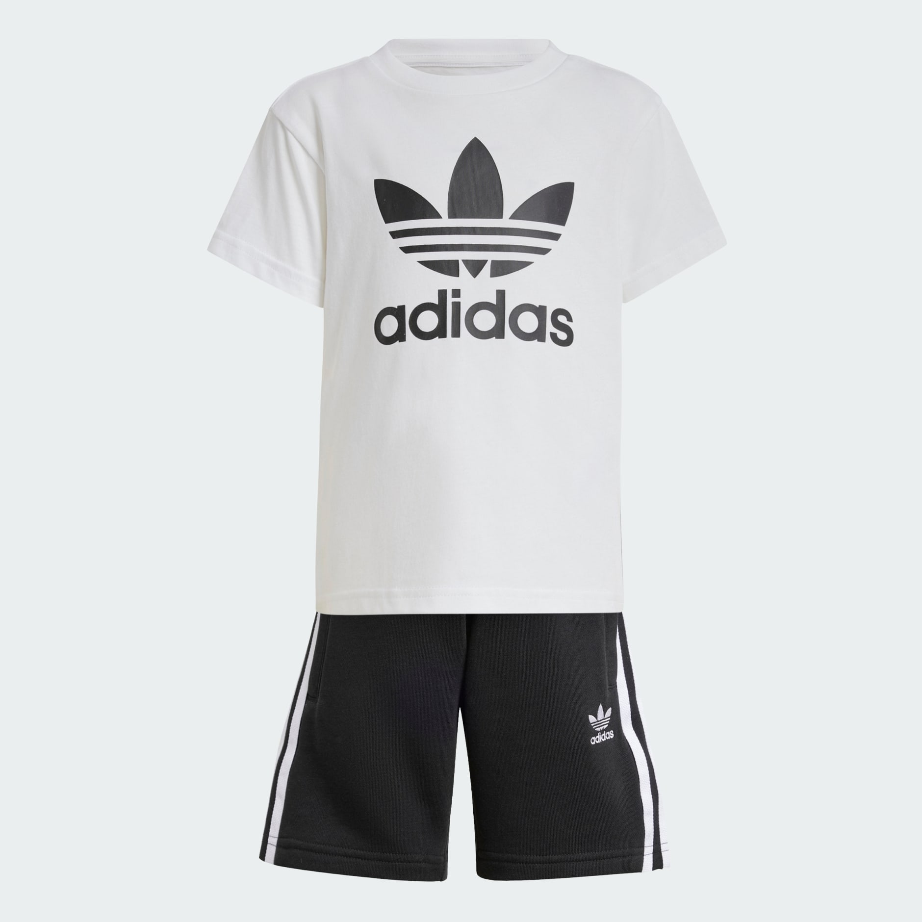 Set Adicolor cu pantaloni scurți și tricou pentru copii
