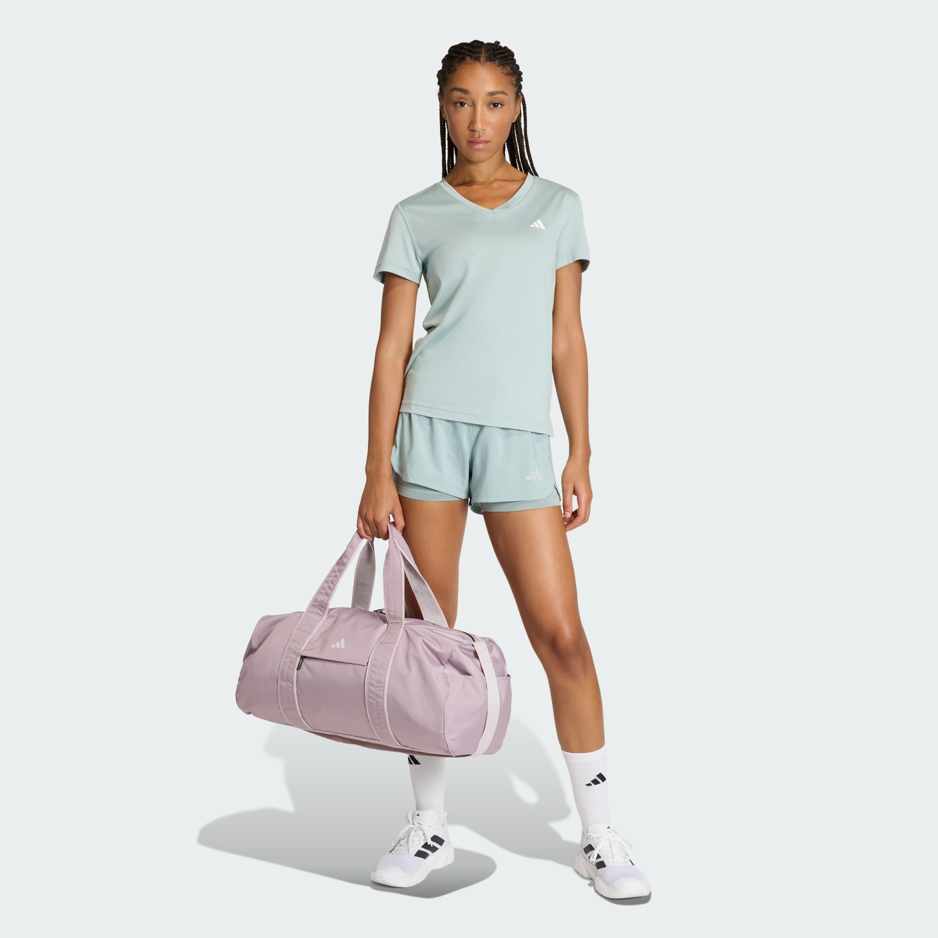 Tricou cu guler in V Workout Essentials