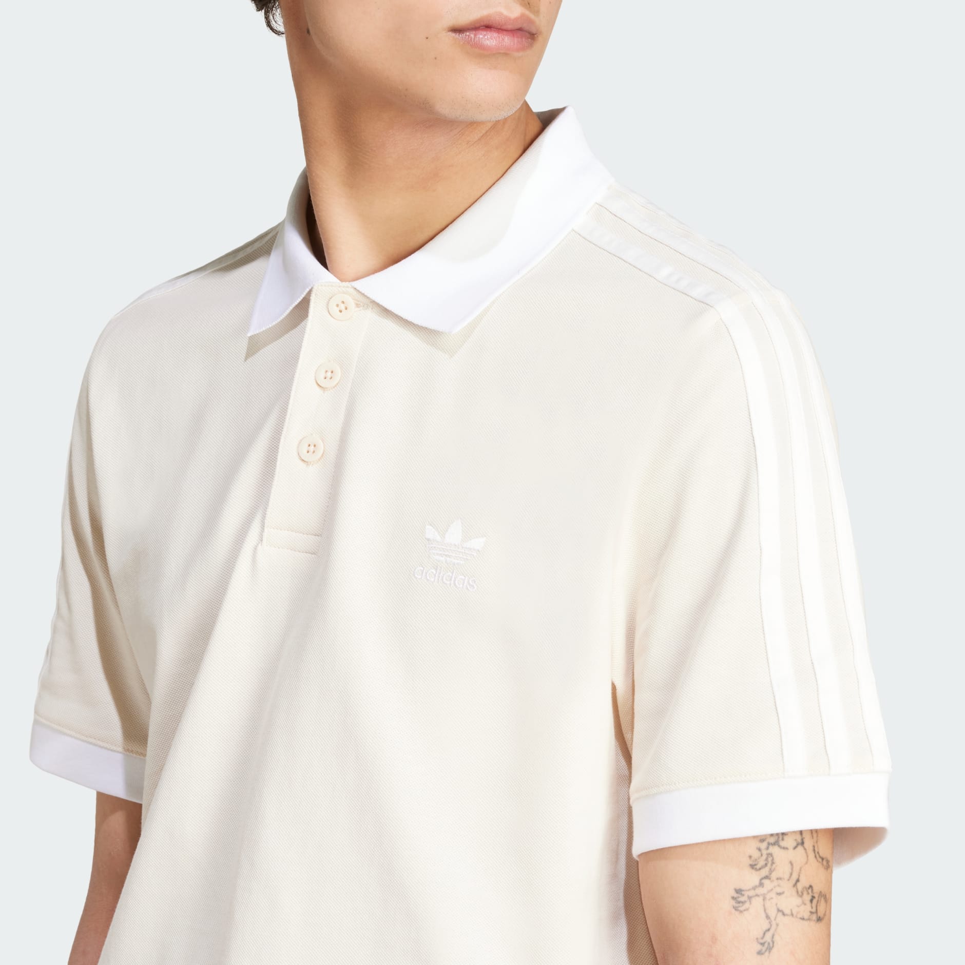 adidas Adicolor Classics 3-Stripes Polo Shirt - White | adidas UAE