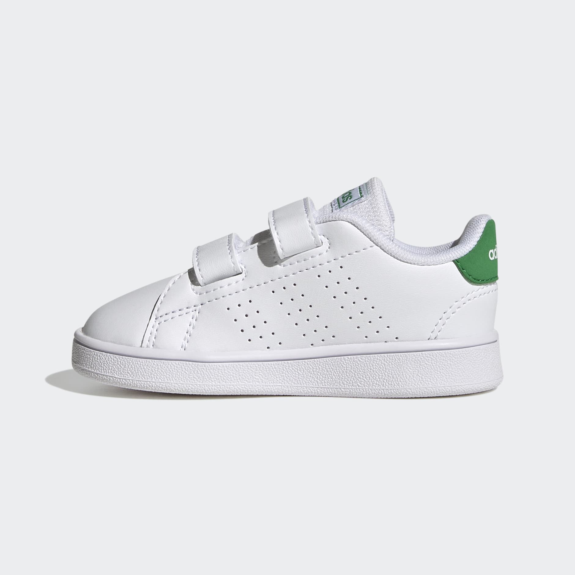 adidas Advantage Lifestyle Court Hook-and-Loop Shoes LK | - Two White adidas