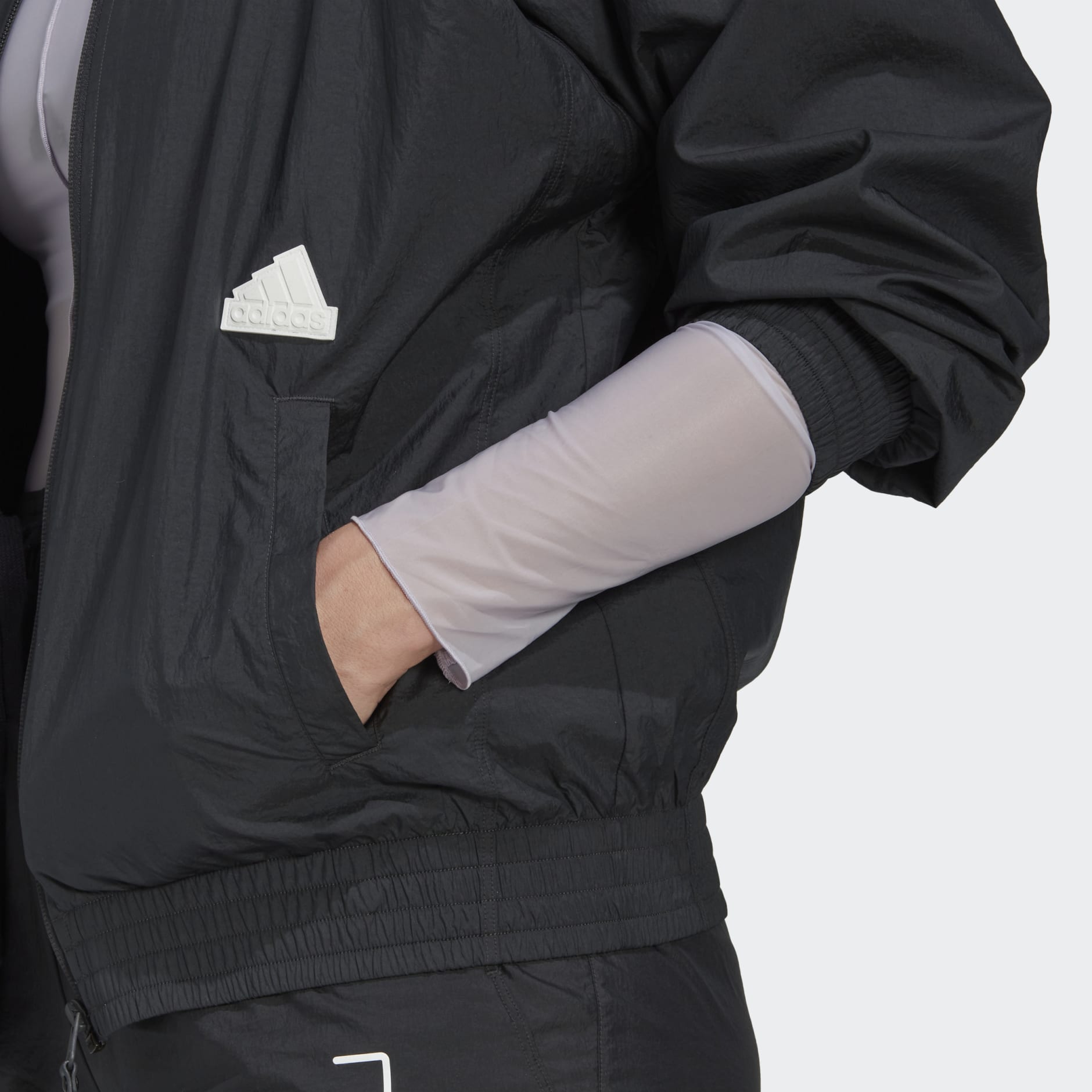 Woven Track Top