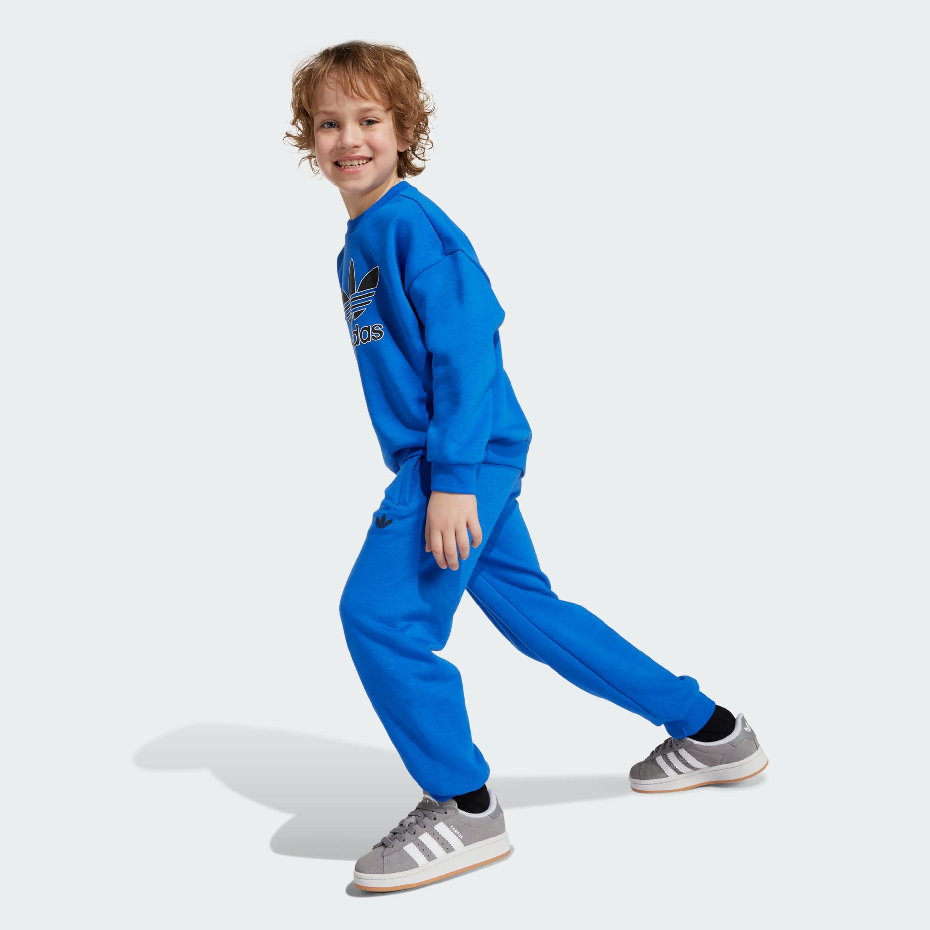 Set pentru copii cu bluză cu guler rotund