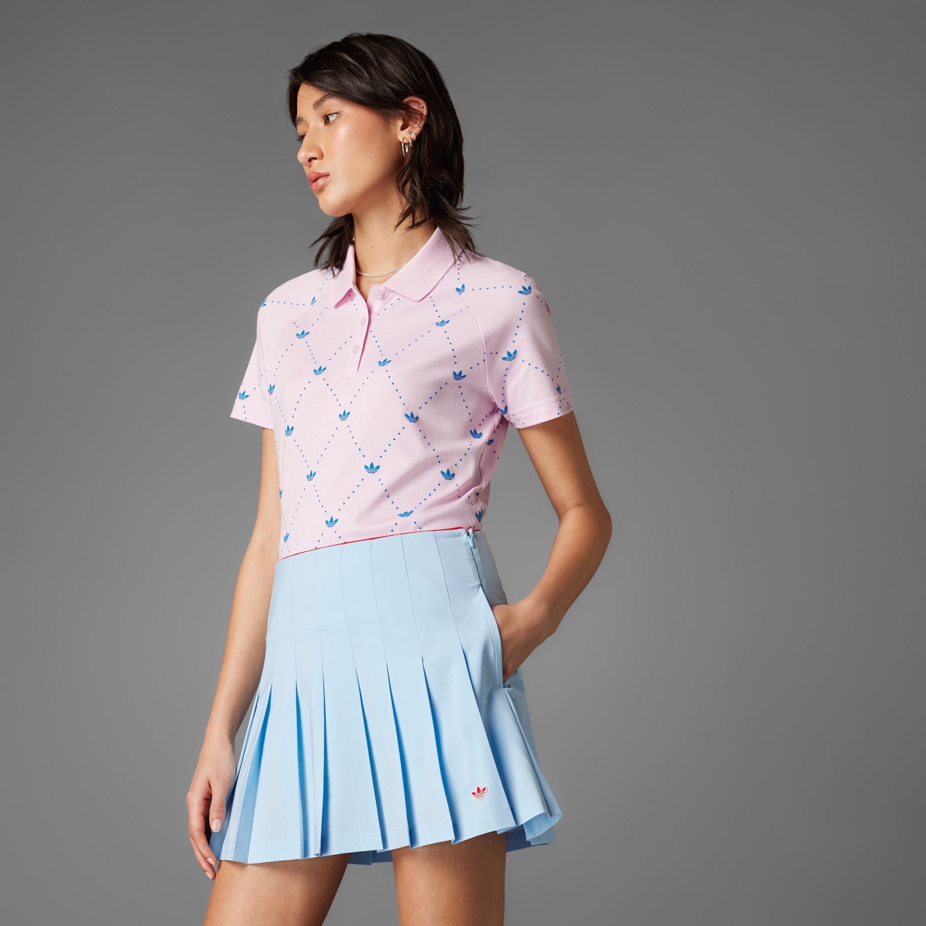 Fustă-pantalon scurtă plisată Originals