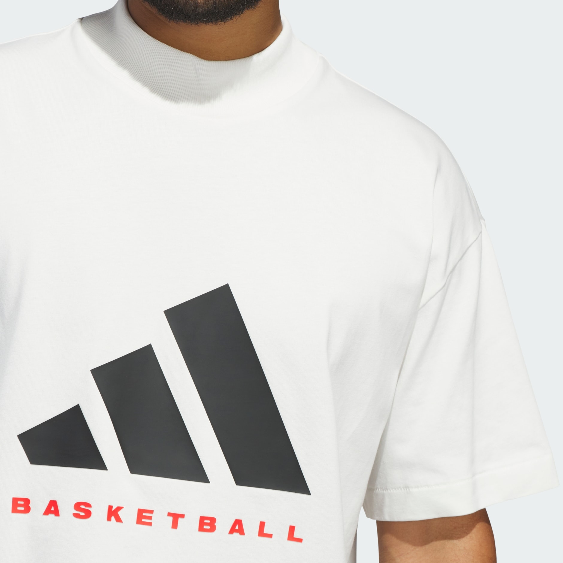 ★★Adairs★★ Basketball Tee Cloud White JE3762 All products - adidas Basketball Tee - White | adidas Oman