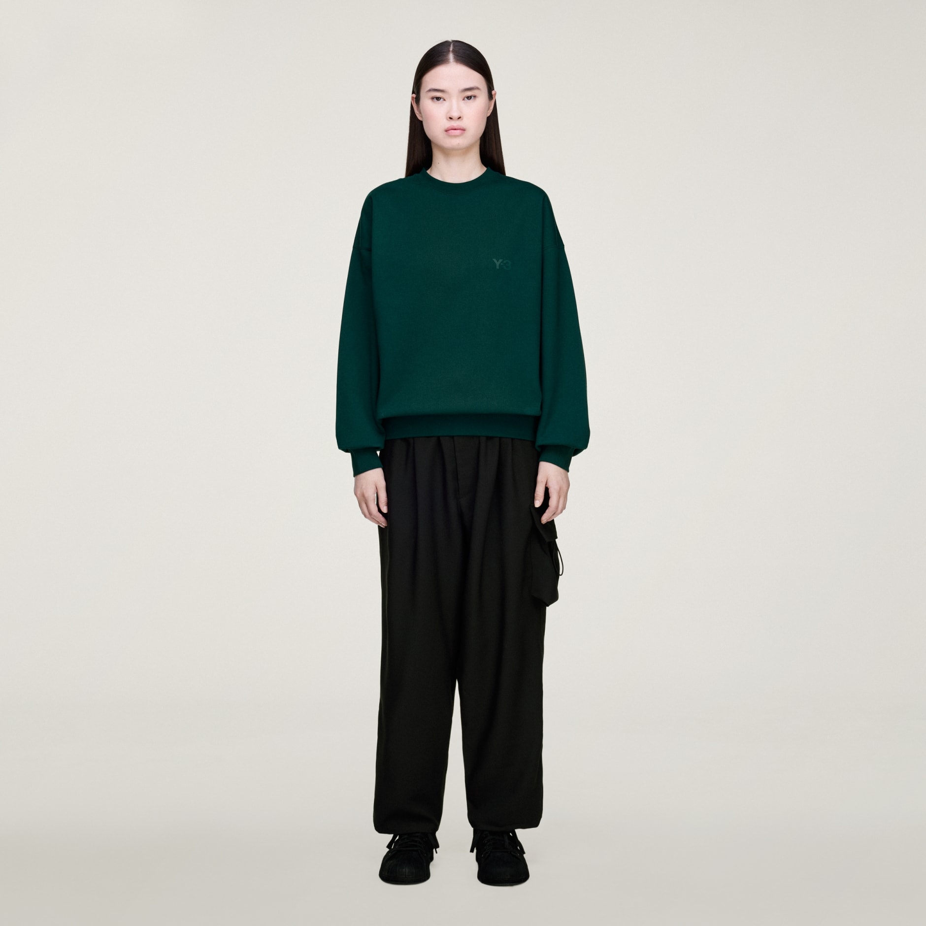 Y-3 Brushed Terry Crew Sweatshirt