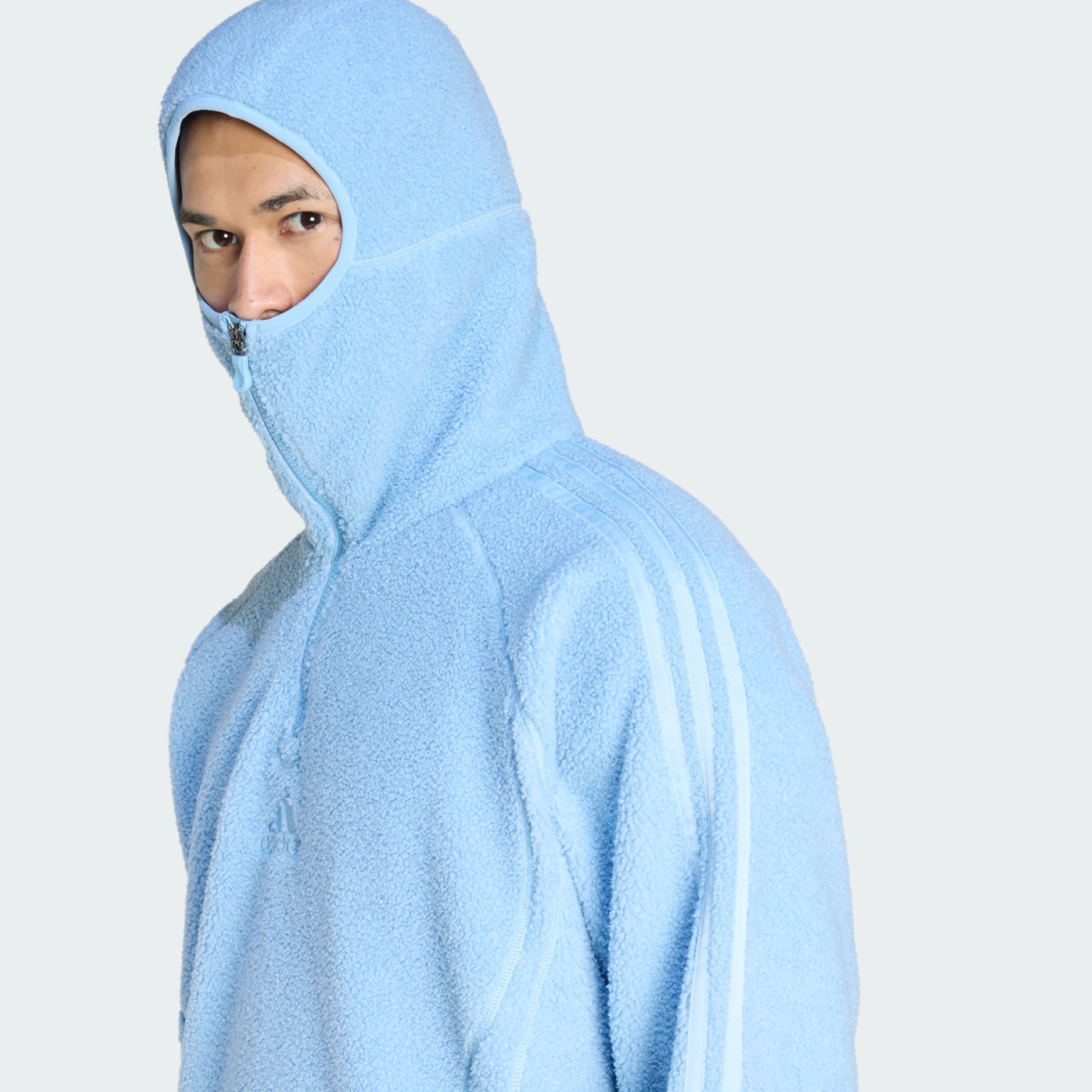 HANORAC DIN FLEECE BORG TEAMGEIST, CU FERMOAR 1/4