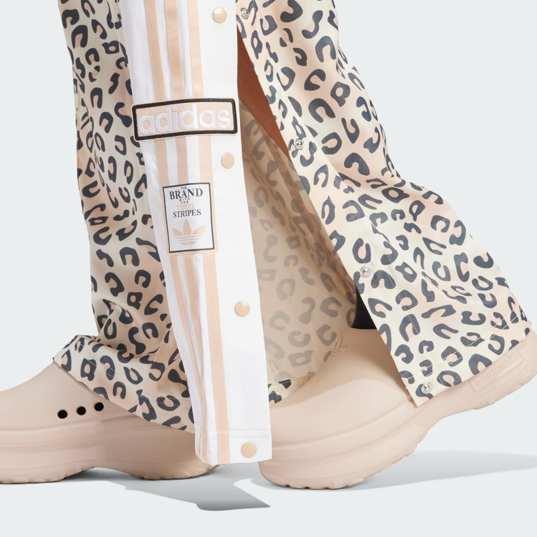 adidas Originals Leopard Luxe Wide Leg Adibreak Track Pants