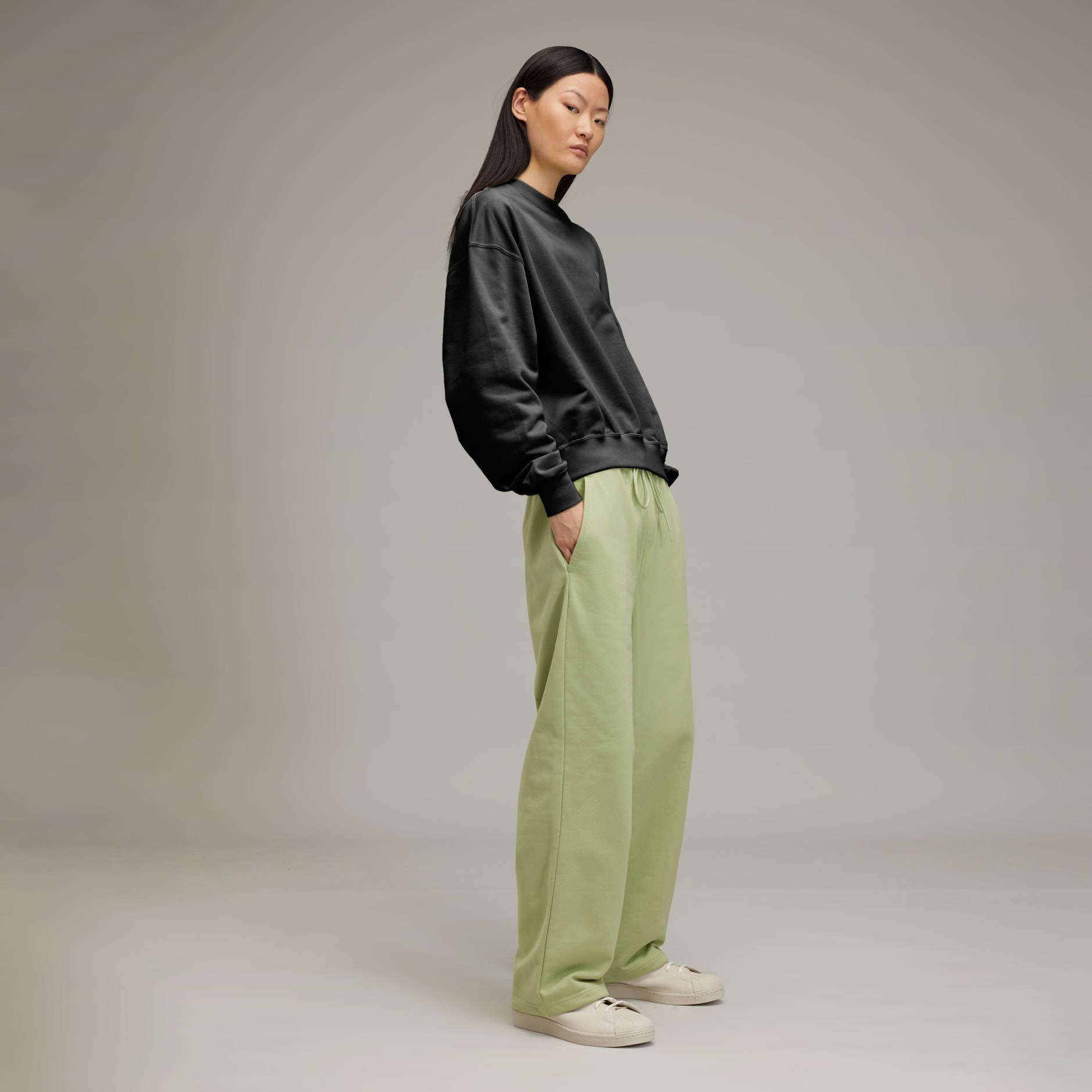 Y-3 French Terry Wide Leg Pants