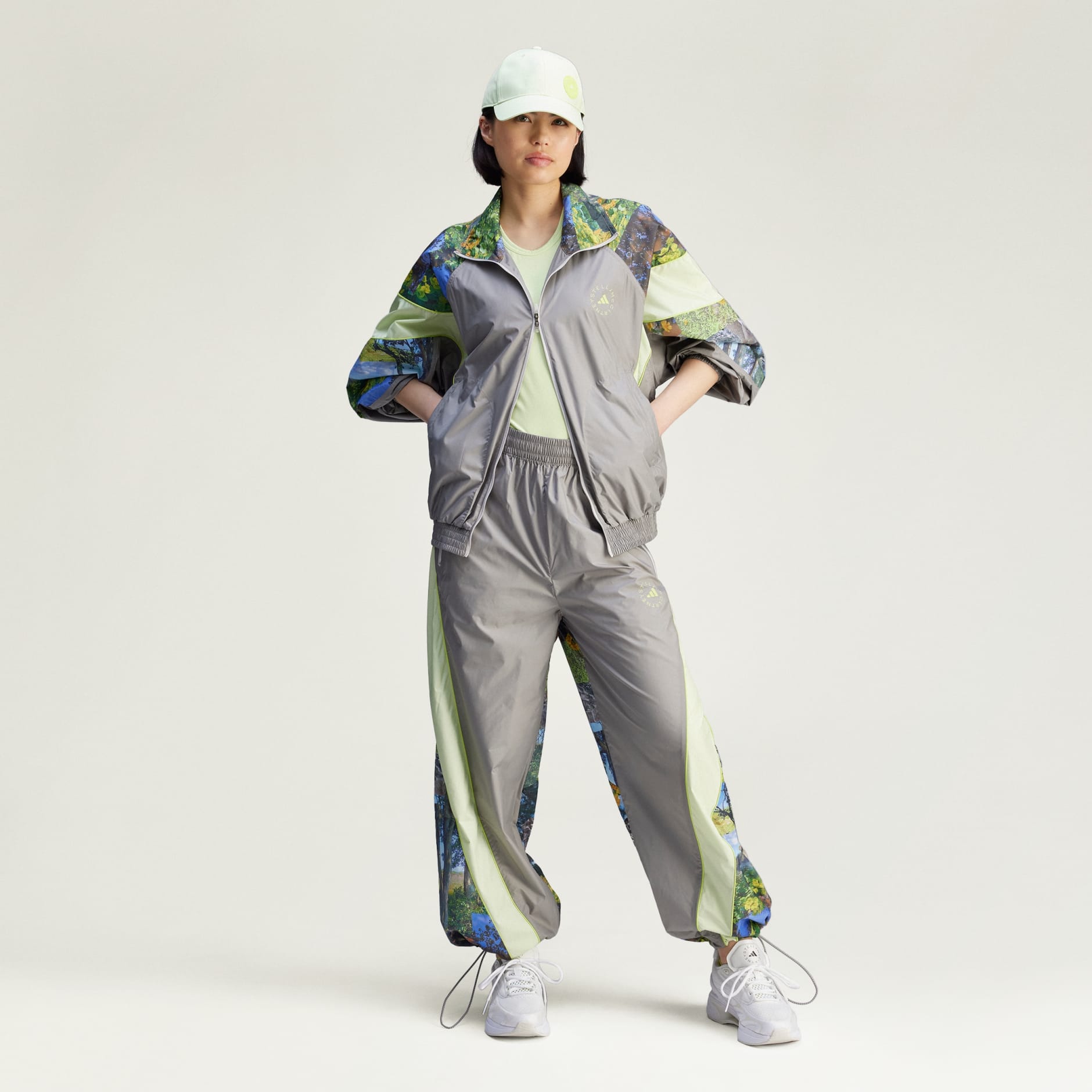 アディダス×ステラMcCartney Earth Collage Woven Track Pants CLOTHING - adidas by Stella McCartney Earth Collage Woven