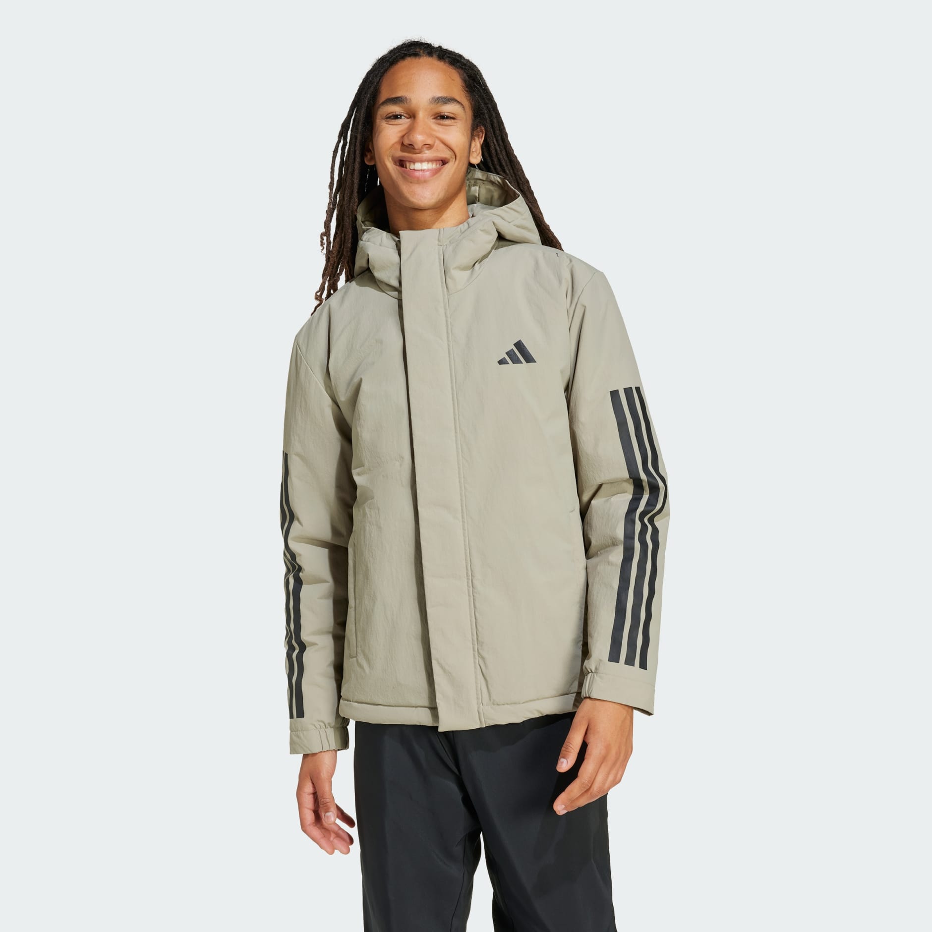 Climawarm 3-Stripes Insulated Hooded Jacket