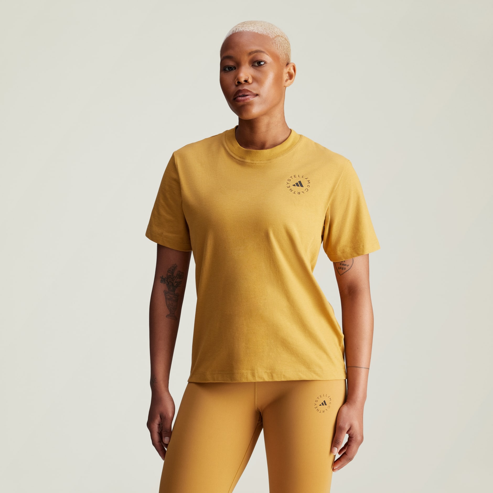 Adidas women's clothing yellow best sale