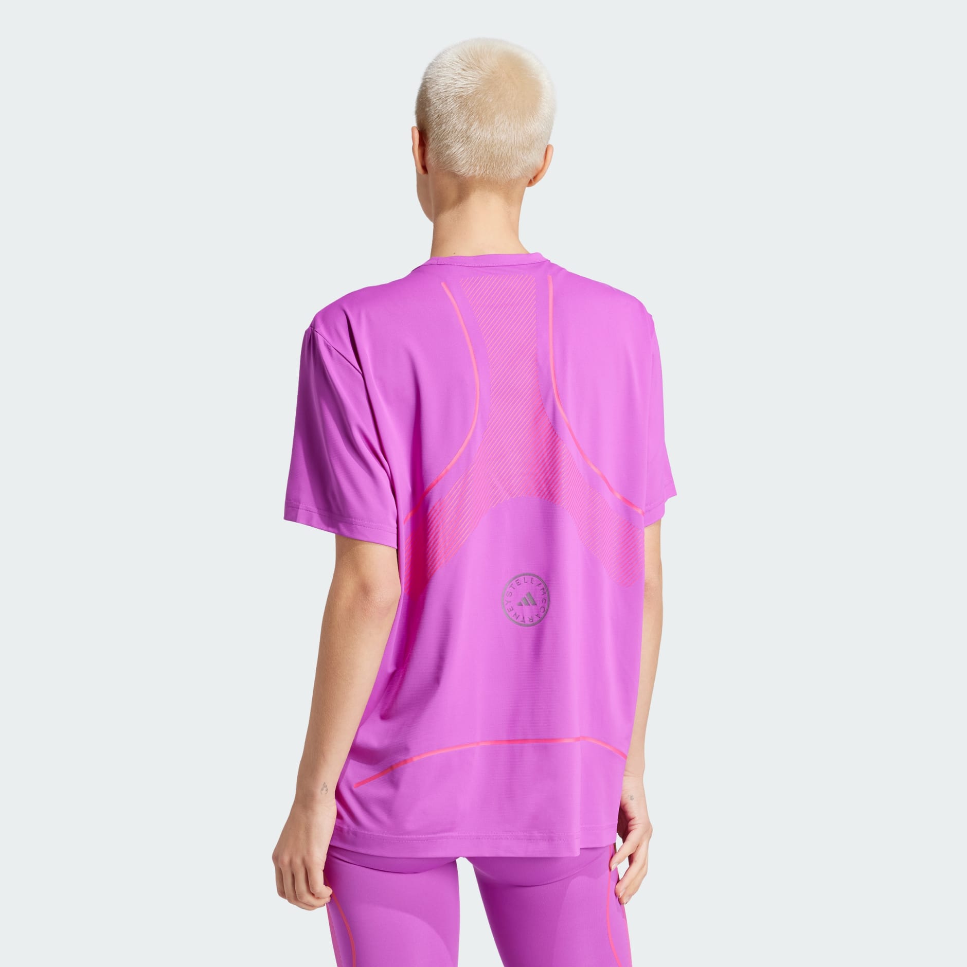 Women's Clothing - adidas by Stella McCartney TruePace Running Tee - Purple