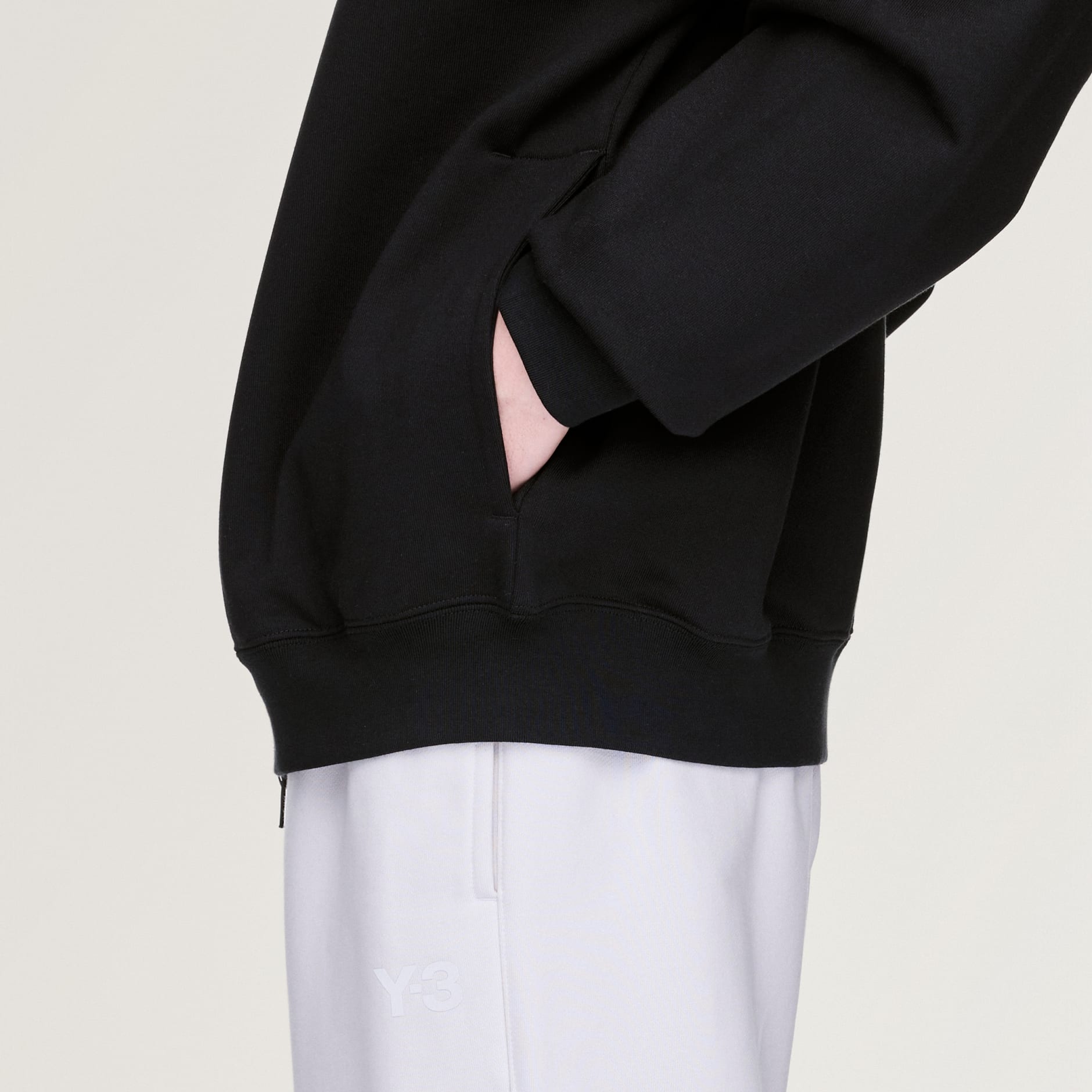 Y-3 起毛テリー ジップパーカー