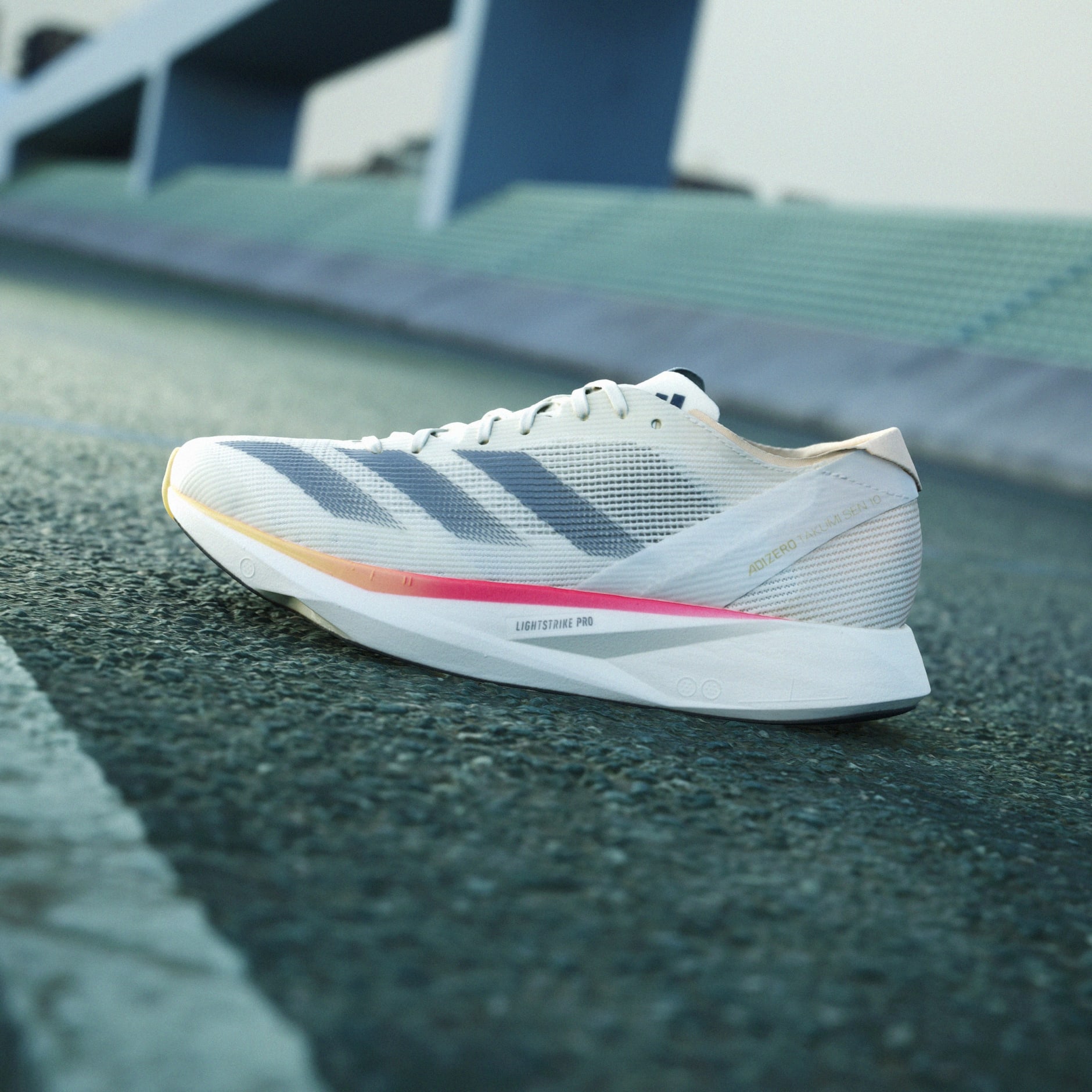 adidas Adizero Takumi Sen 10 Shoes - Beige | adidas GH