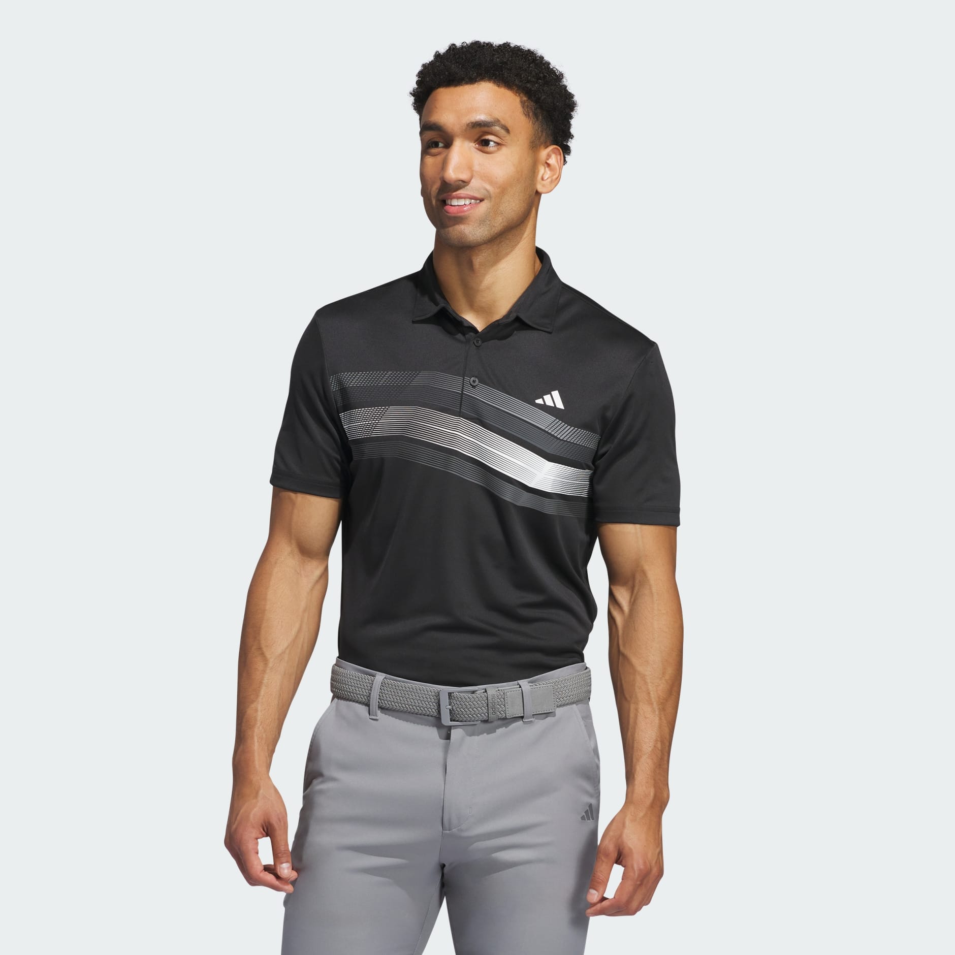 Adidas Core Chest Stripe Polo Shirt