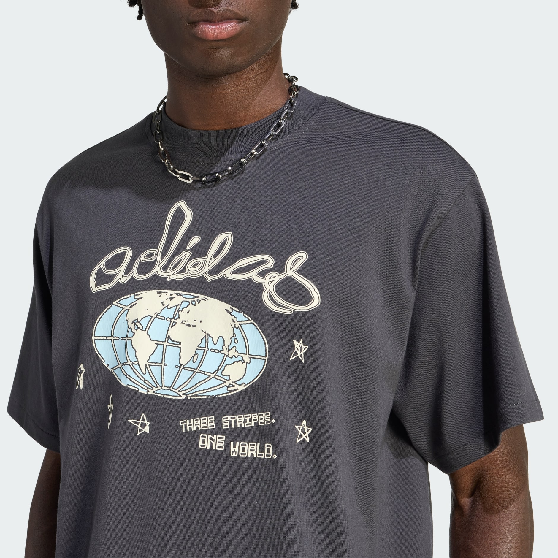 ORIGINALS ONE WORLD 圖案 T 恤